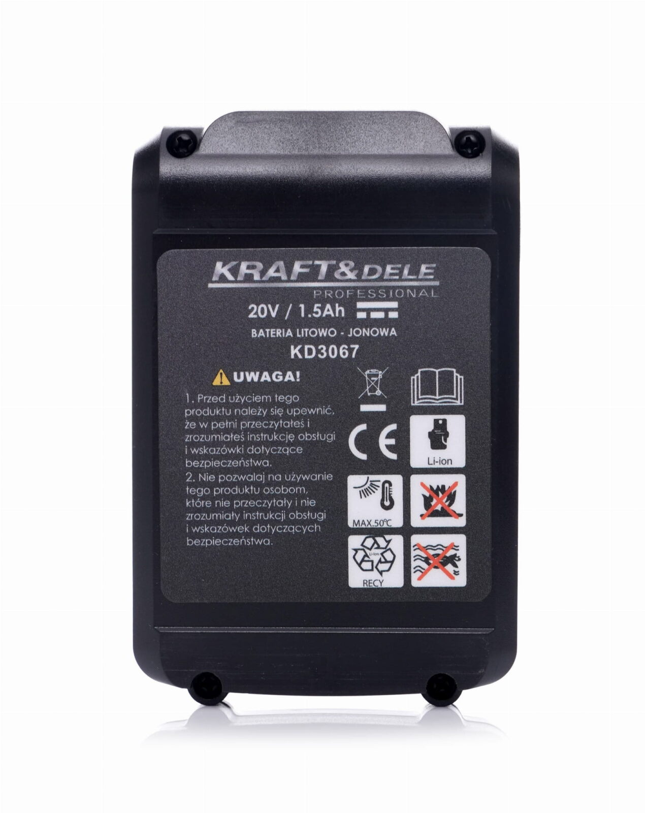 Akutreller-kruvikeeraja 20V Li-ion LCD KD3067