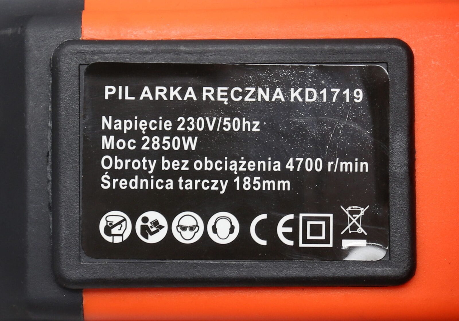 Käsitsirkel 2850W + laser KD1719