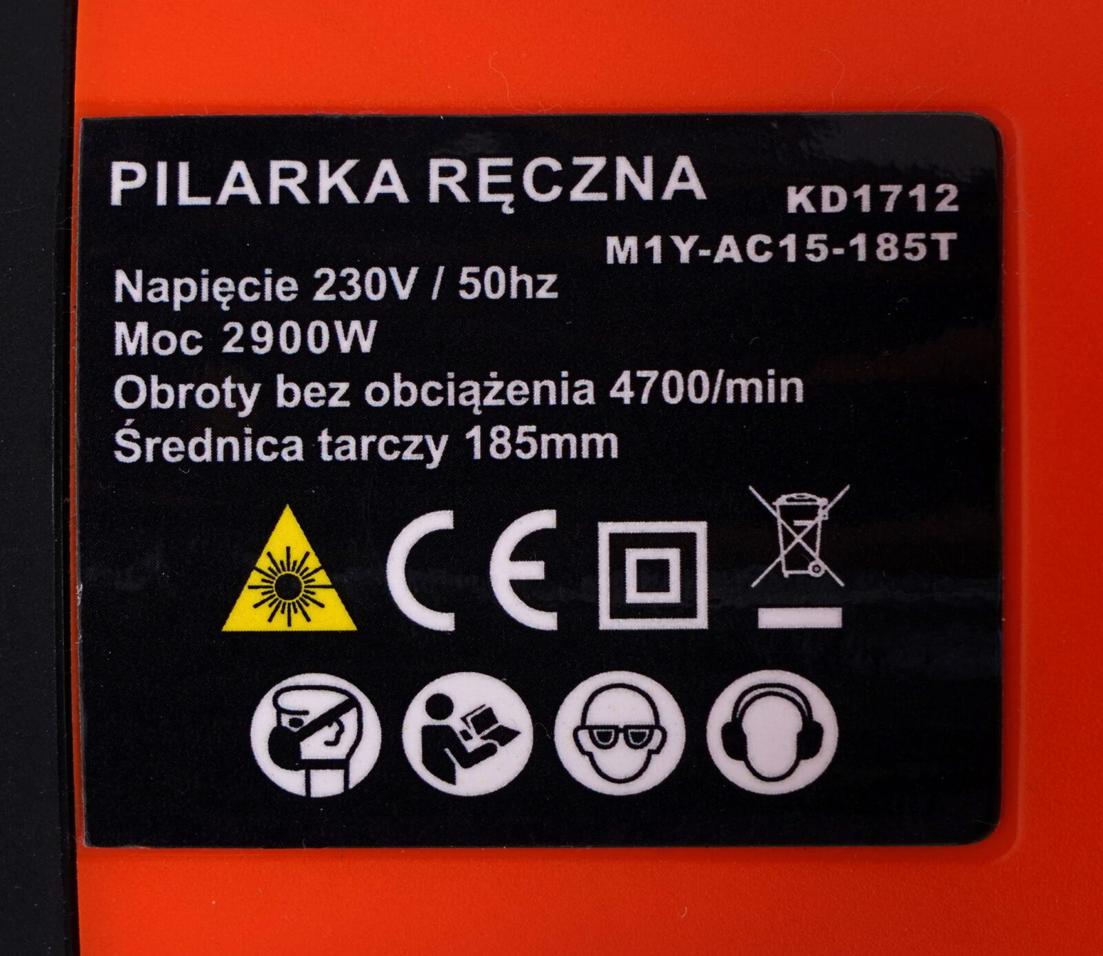 Käsitäkkesaag 2900W laser KD1712