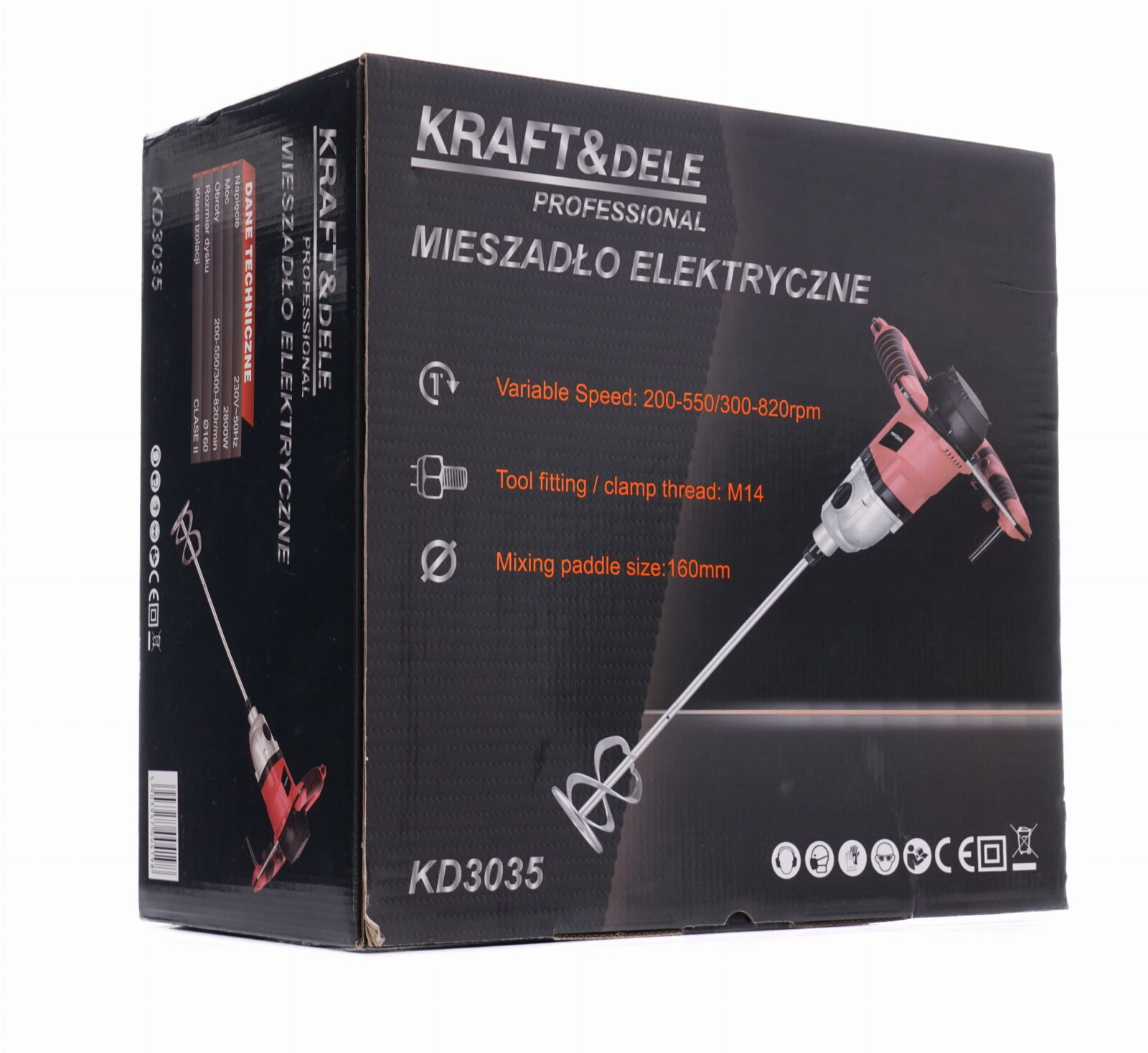 Elektriline segaja M14 160mm 2800W KD3035