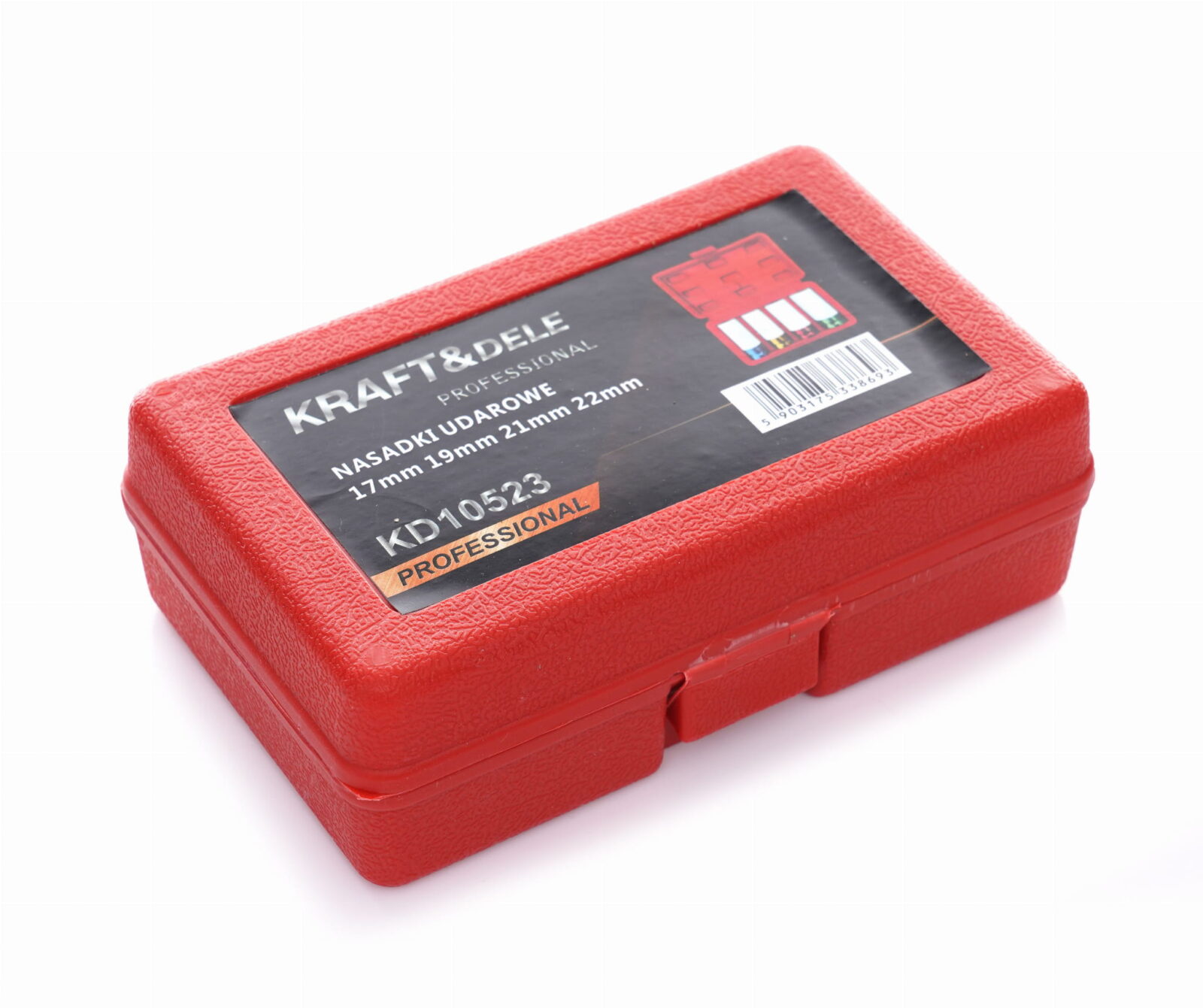 Veljepadrunid 17/19/21/22mm komplekt 1/2″ KD10523