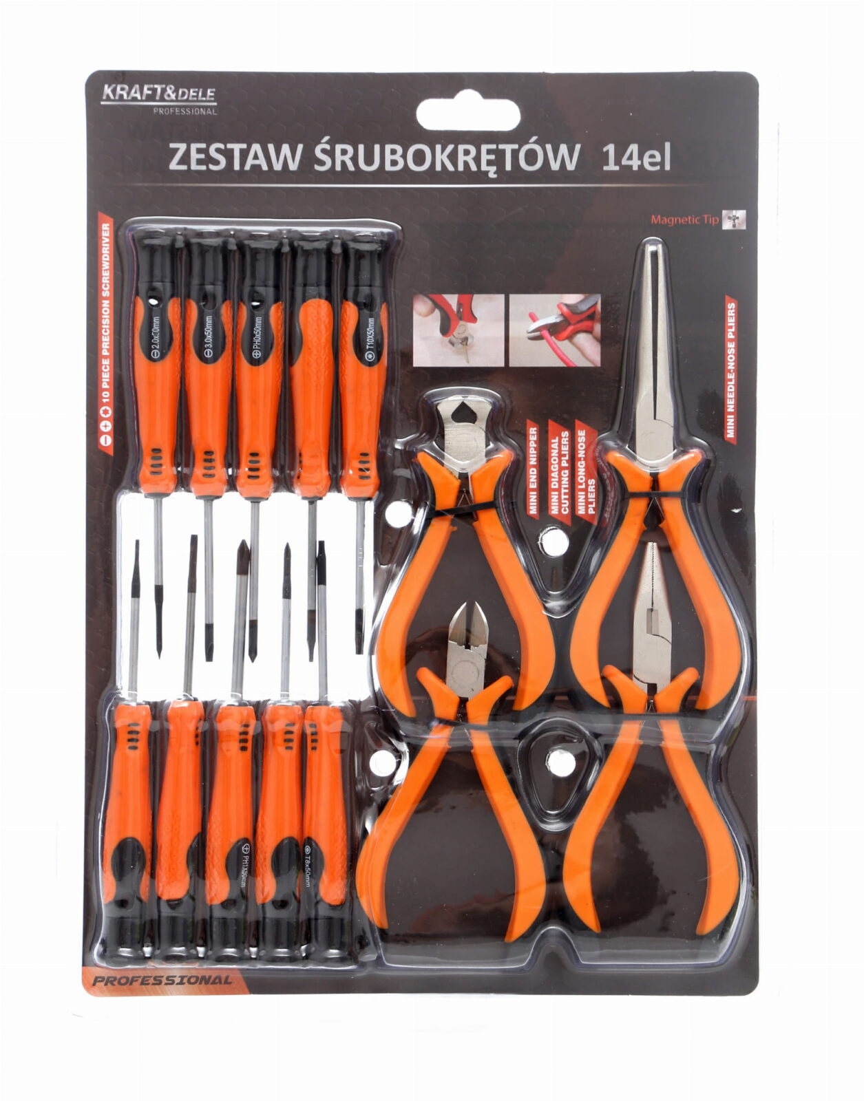 Kruvikeerajate ja tangide komplekt 14 tk. KD10894