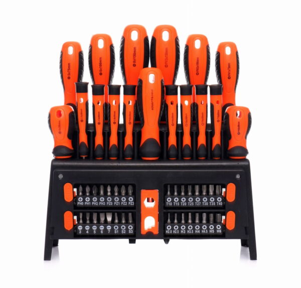 Kruvikeerajate + magneteerija komplekt 50 tk. KD10950