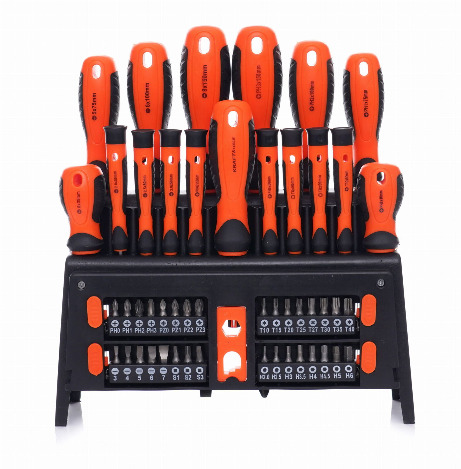 Kruvikeerajate + magneteerija komplekt 50 tk. KD10950