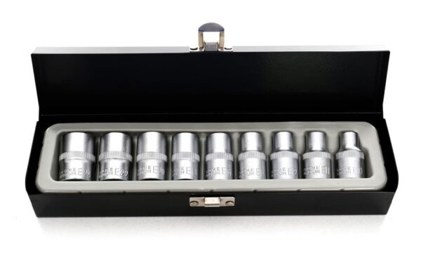 TORX-padrunite komplekt 9 tk. KD10227 Kohver !