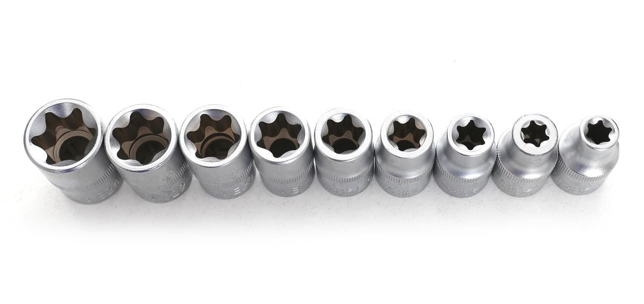 TORX-padrunite komplekt 9 tk. KD10227 Kohver !