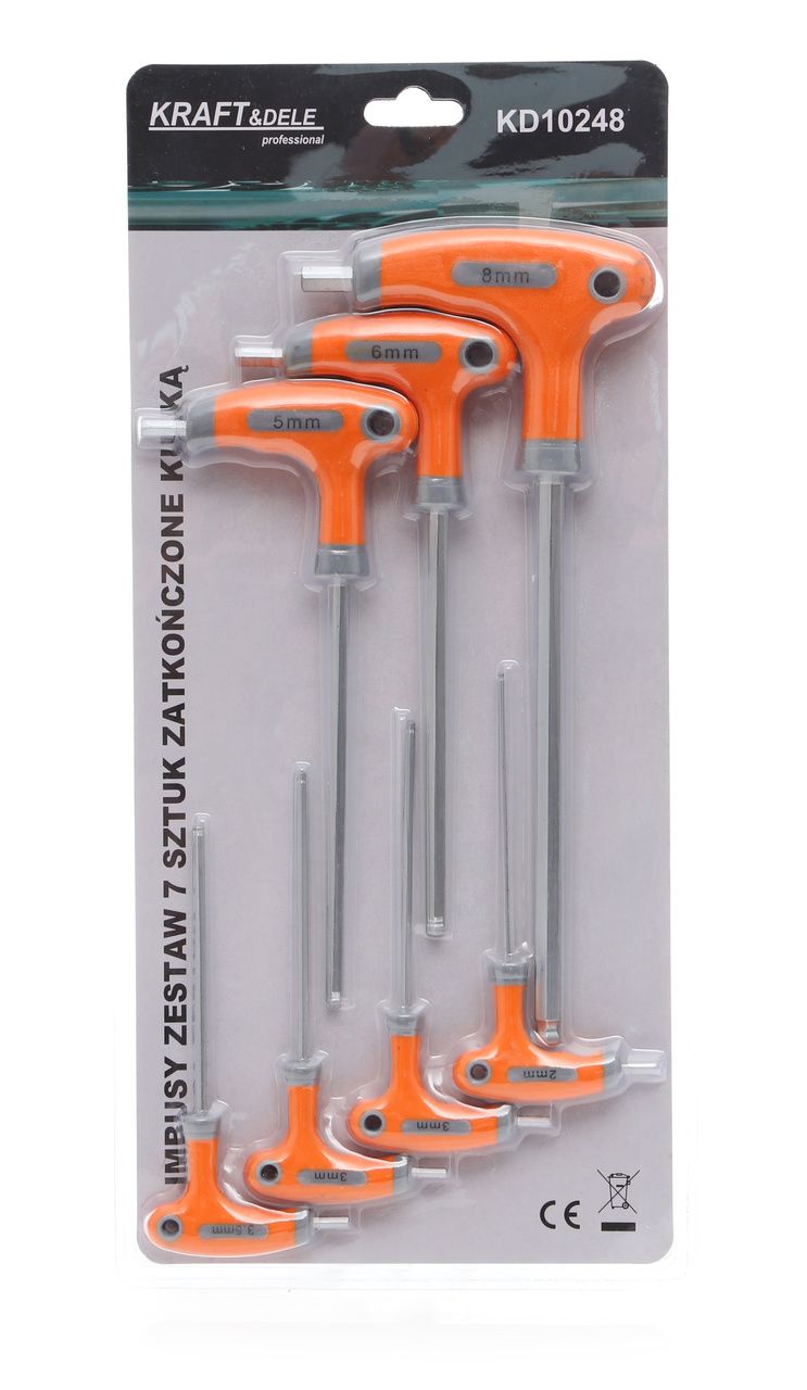7 kuusnurkvõtme komplekt KD10248