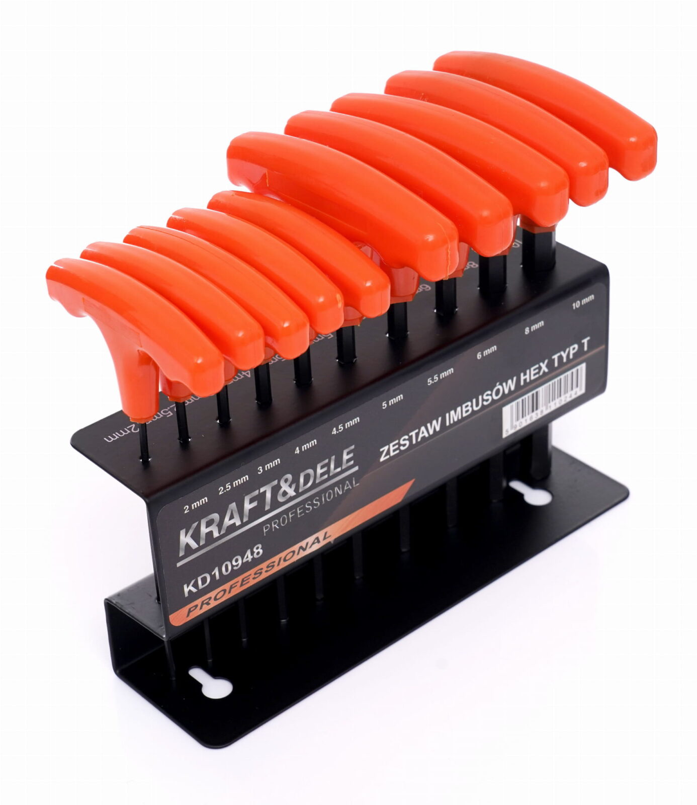 10 imbus-võtme komplekt alusel KD10948