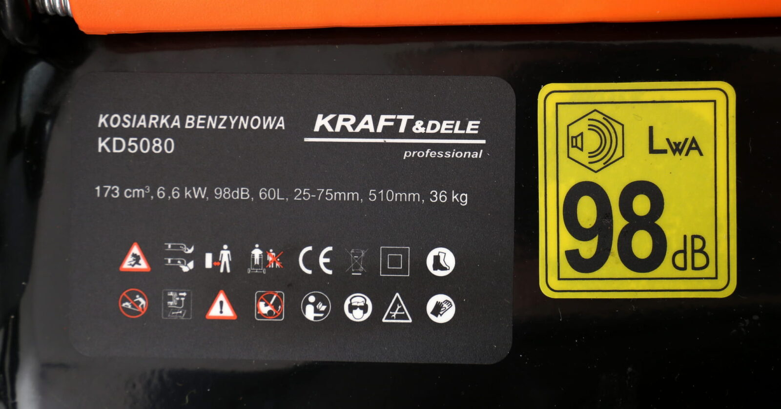 BENSIINIMURUNIIDUK 6,62kW 9HP 510mm KD5080