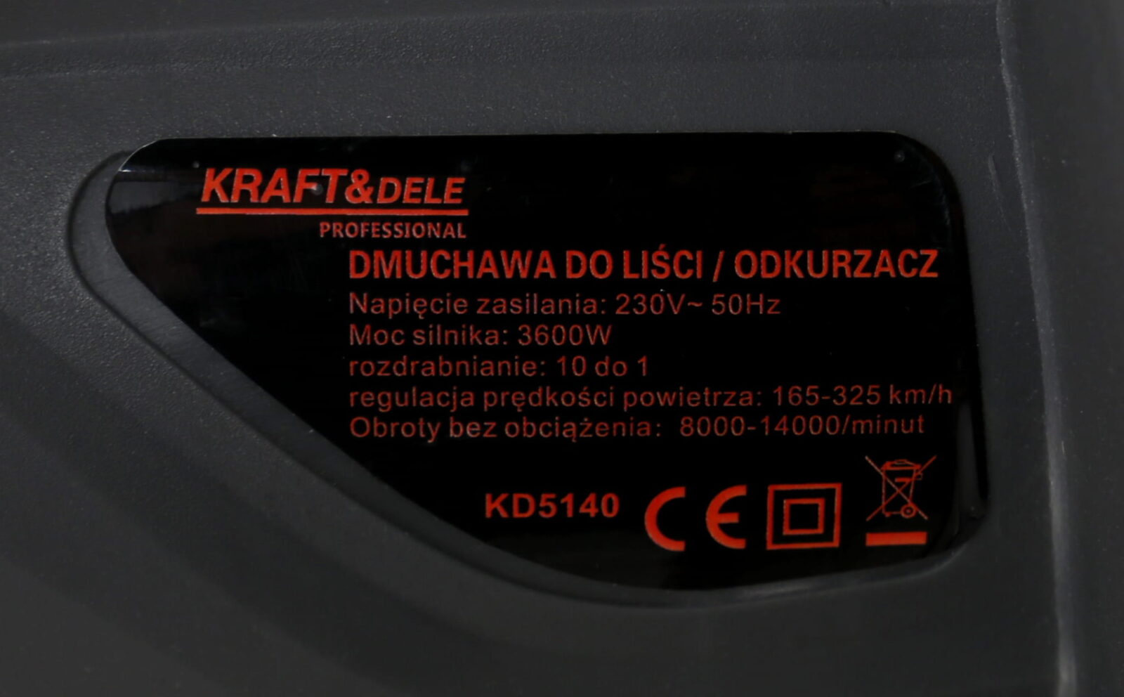 ELEKTRILINE LEHEPUHUR TOLMUIMEJAGA 3600W KD5140