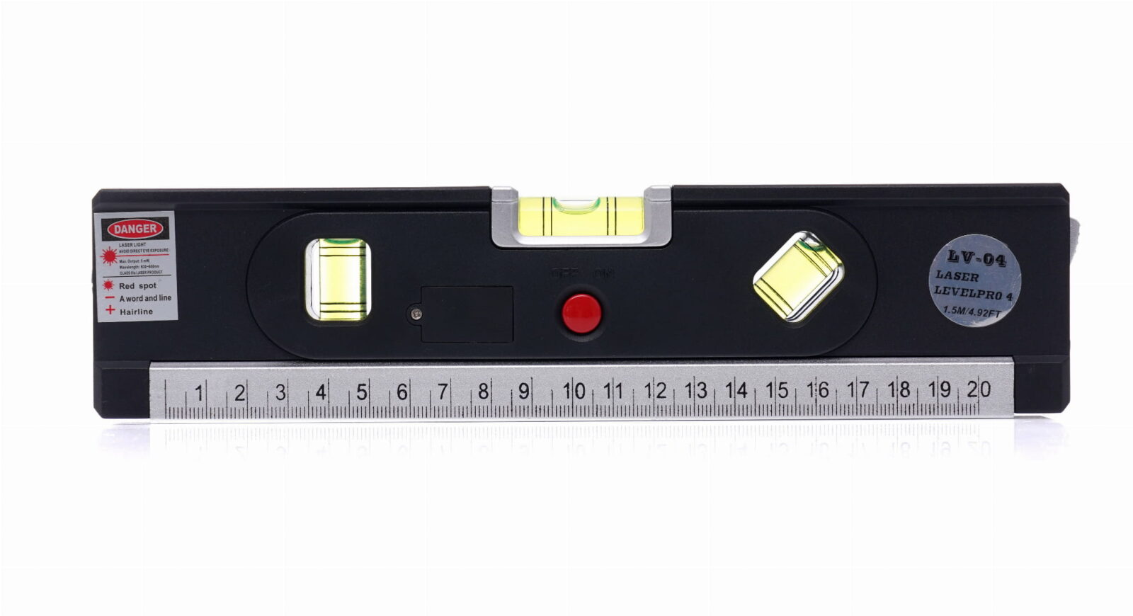 Laserlood mõõdulindiga 150cm KD10438
