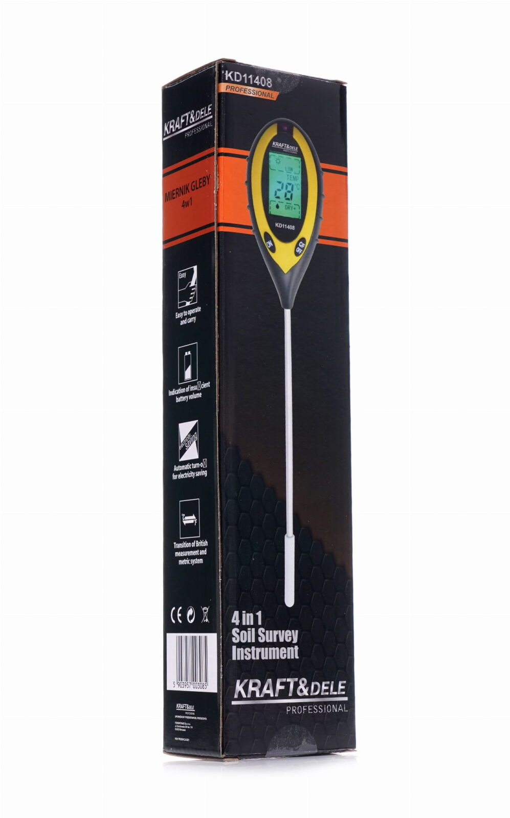 Mullastiku mõõtur 4-ühes KD11408