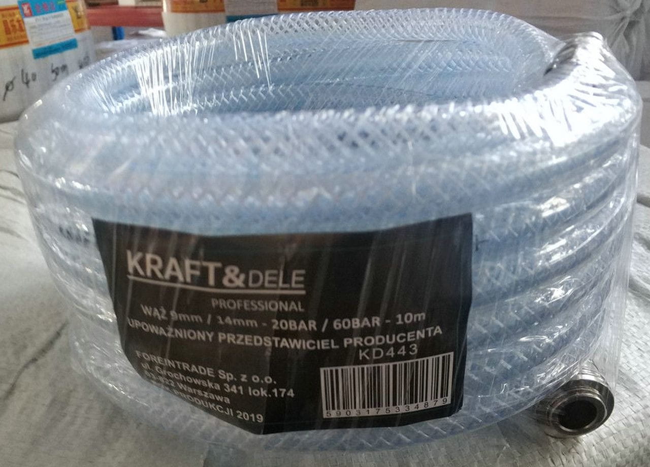 Armeeritud pneumaatiline voolik 14mm 10m KD443