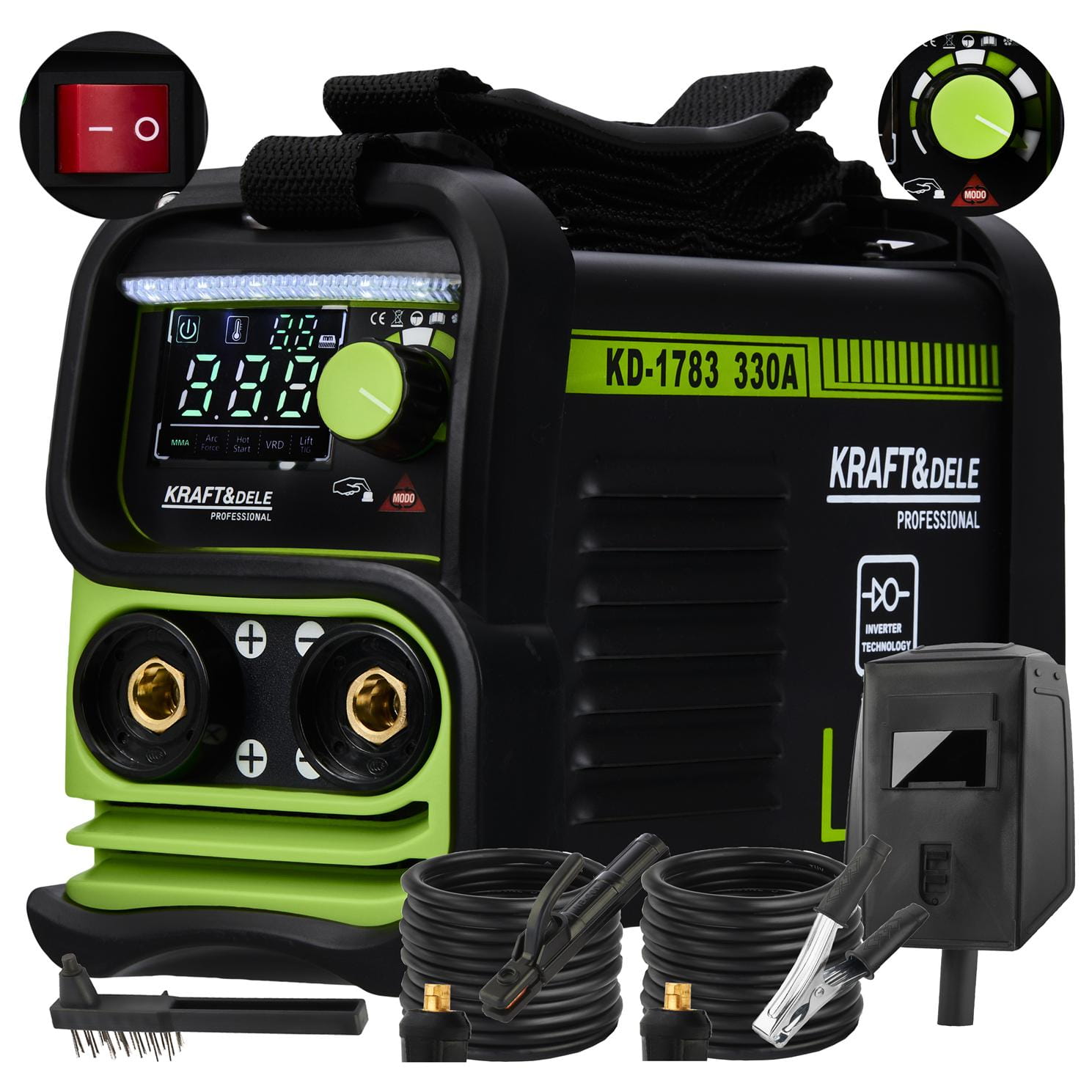 Inverter-keevitusaparaat 330A MMA TIG LIFT VRD KD1783