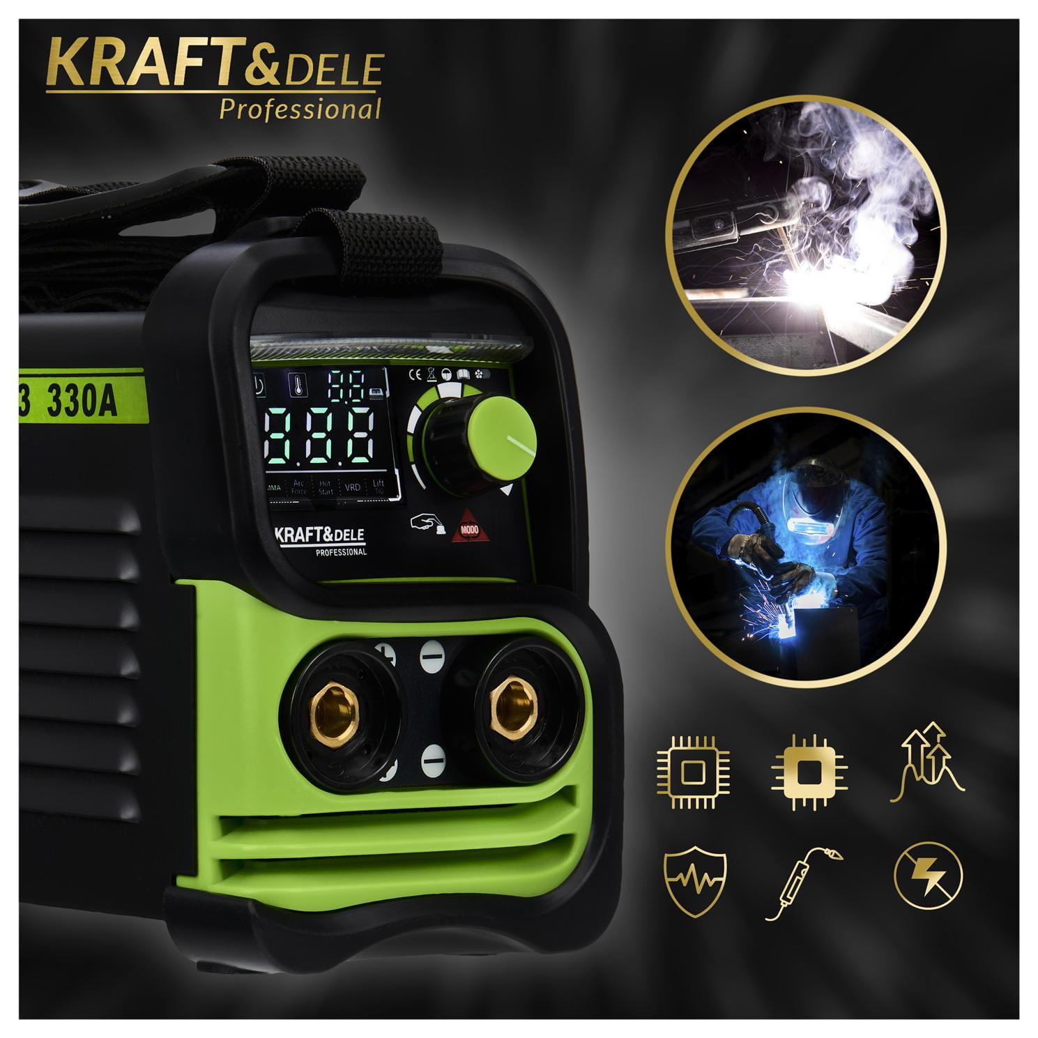 Inverter-keevitusaparaat 330A MMA TIG LIFT VRD KD1783
