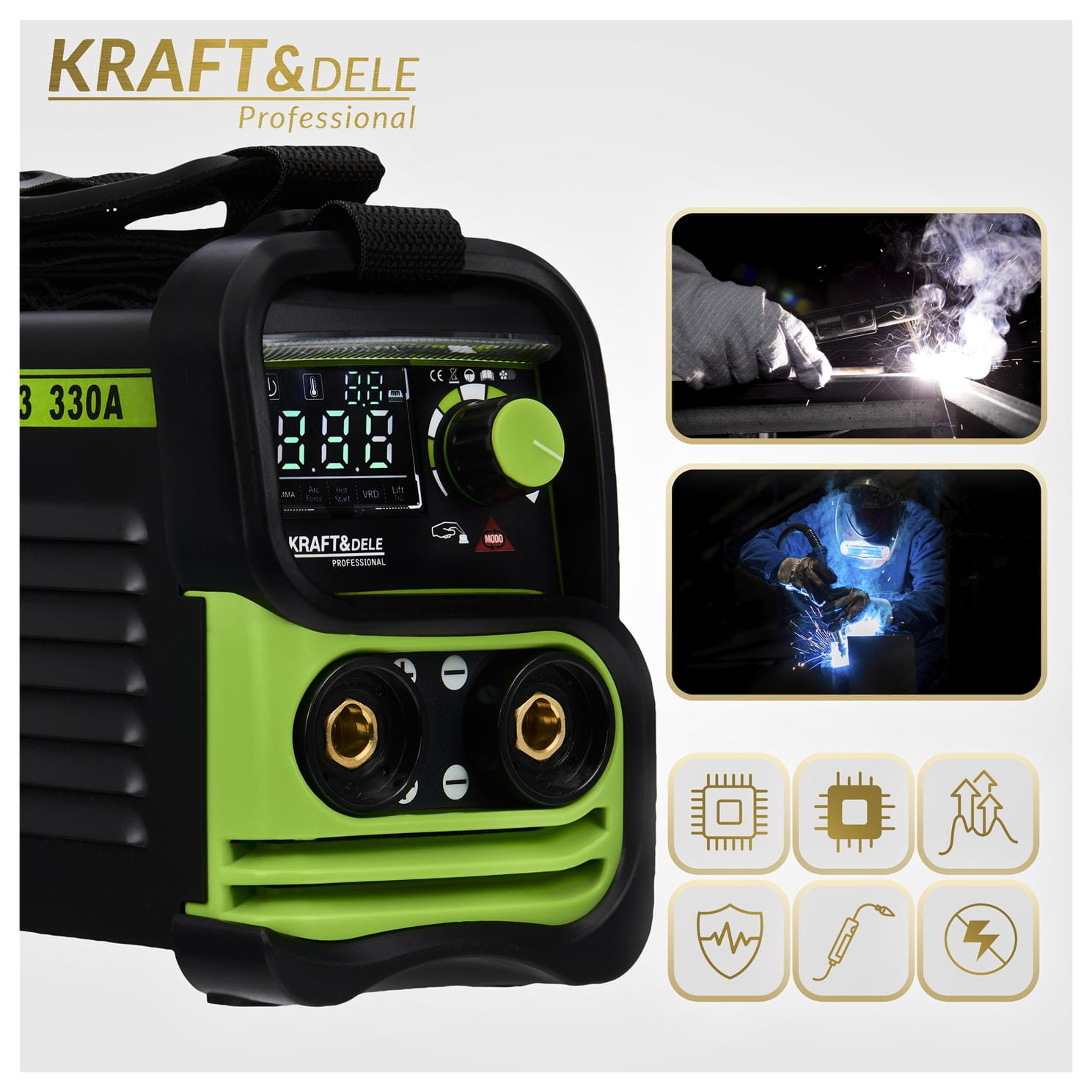 Inverter-keevitusaparaat 330A MMA TIG LIFT VRD KD1783