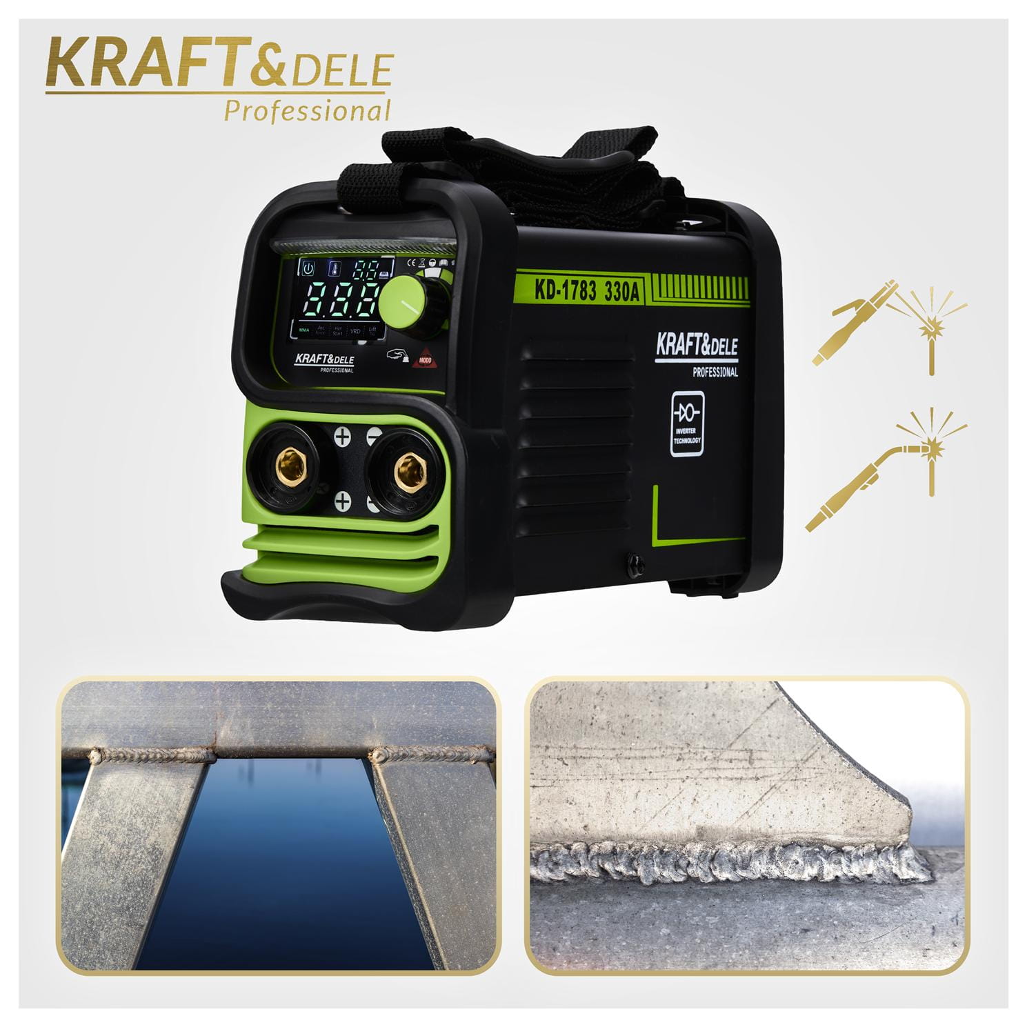 Inverter-keevitusaparaat 330A MMA TIG LIFT VRD KD1783