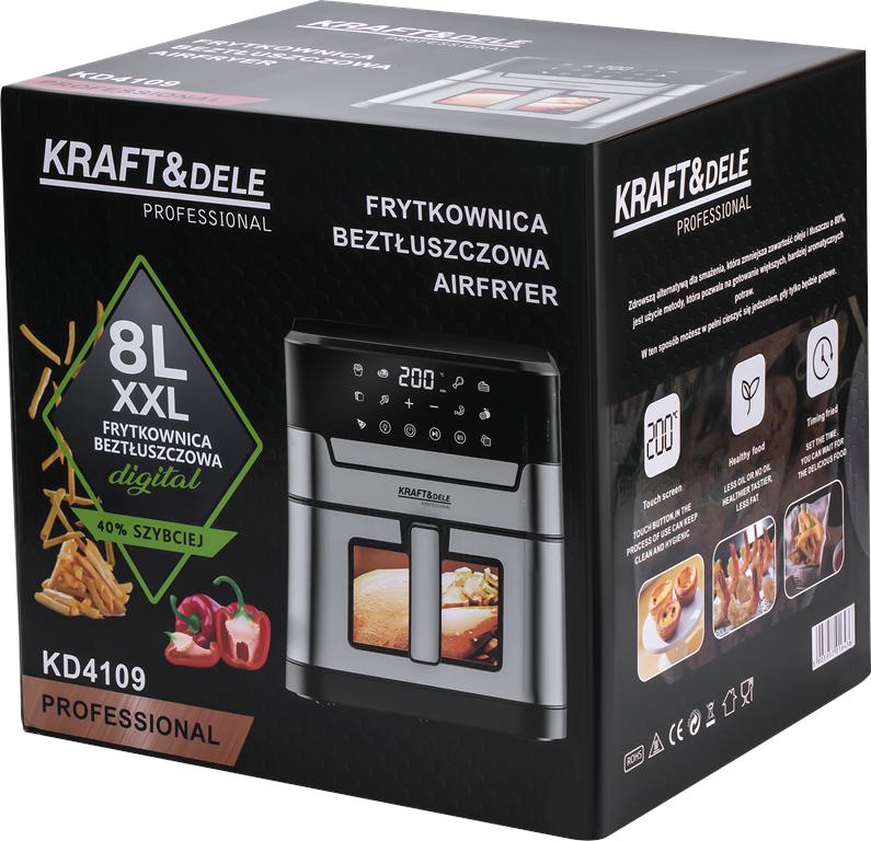 RASVAVABA FRITÜÜR 8L AIRFRYER KD4109