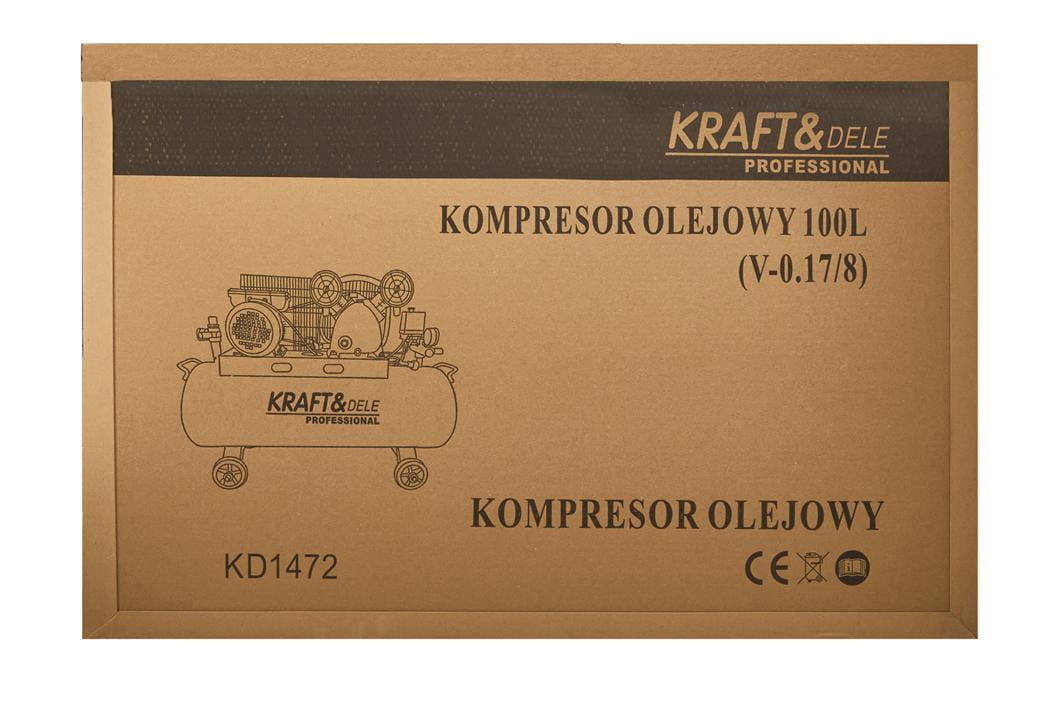 Õlikompressor 100L 230V + separator KD1472