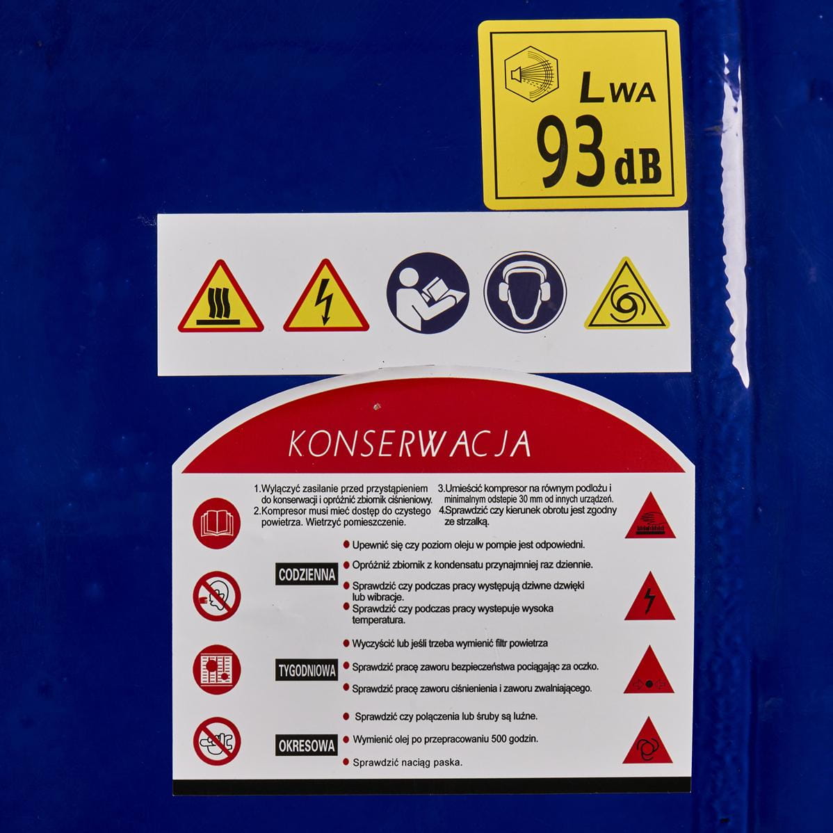 Õlikompressor 500 L / 3 kolbi / 400 V KD4062