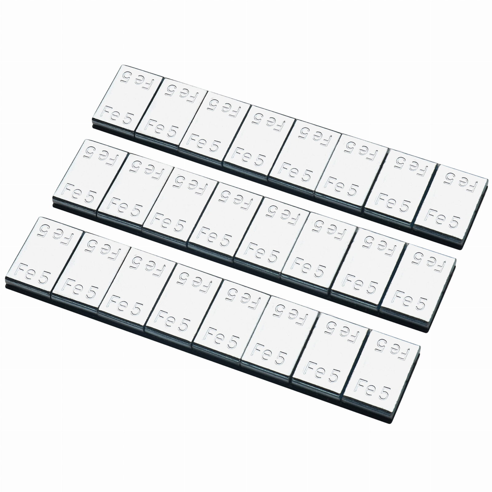 Tsingitud kleepuvad rattaraskused 5g x 1200 tk. RULL KD5904