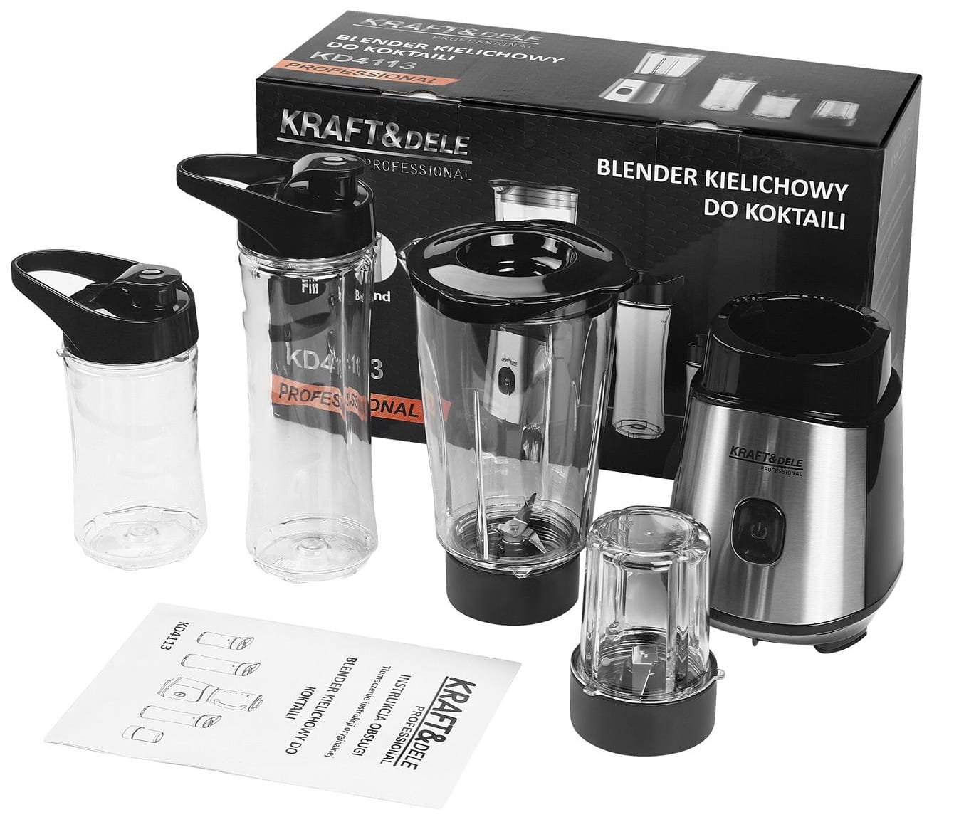 Kannutüüpi blender kokteilide jaoks 1500W KD4113