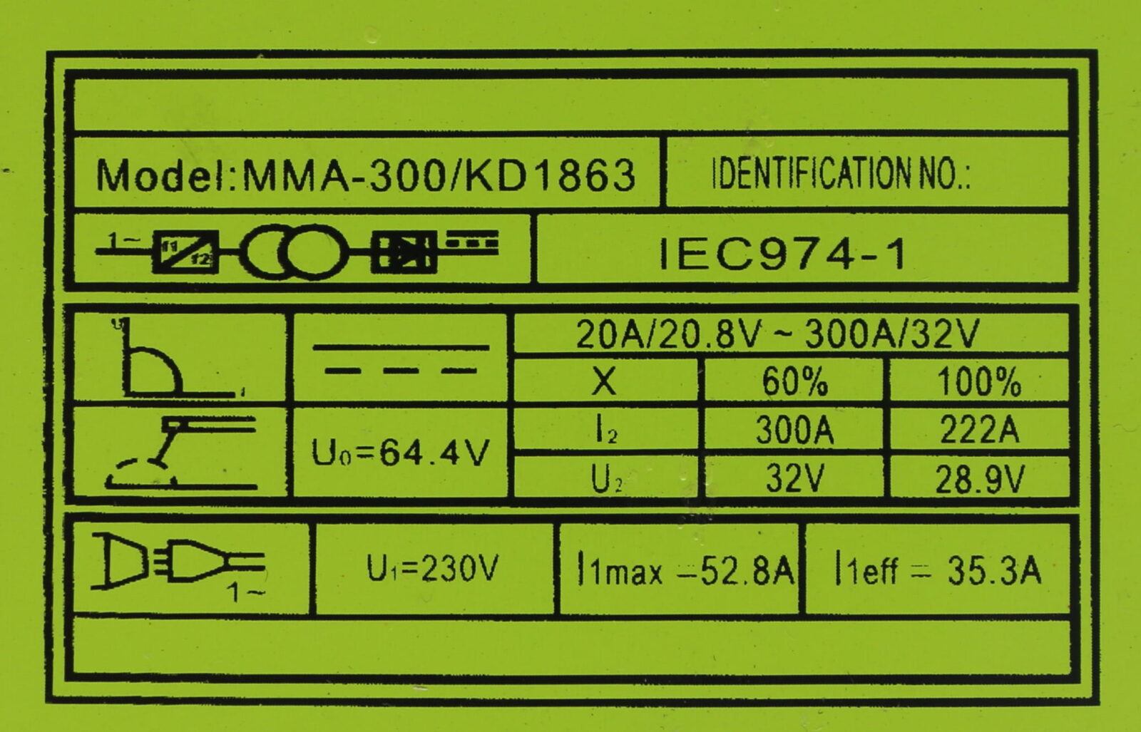 Inverterkeevitusaparaat MMA 300A KD1863