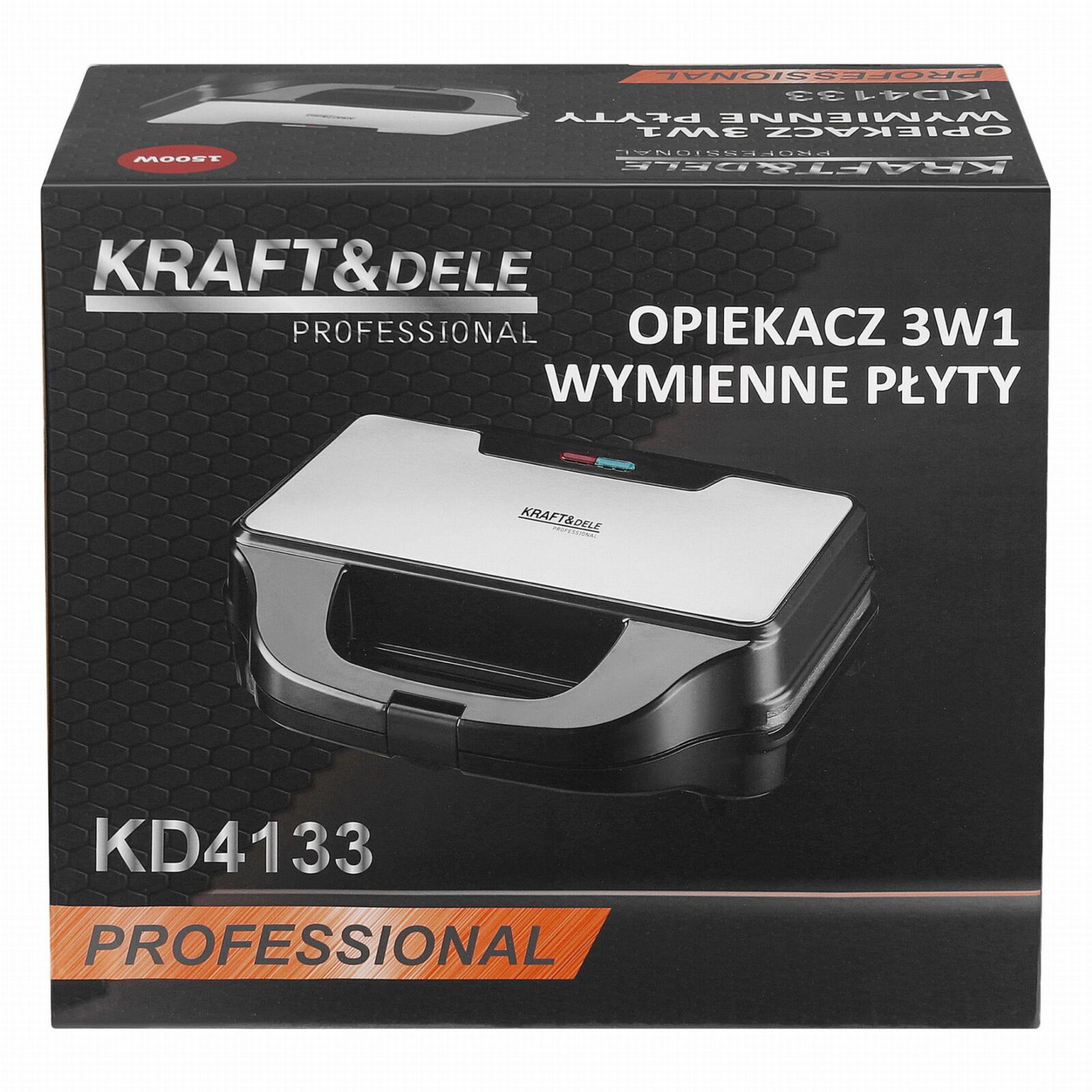 Elektriröster vahetatavate plaatidega 1500W KD4133