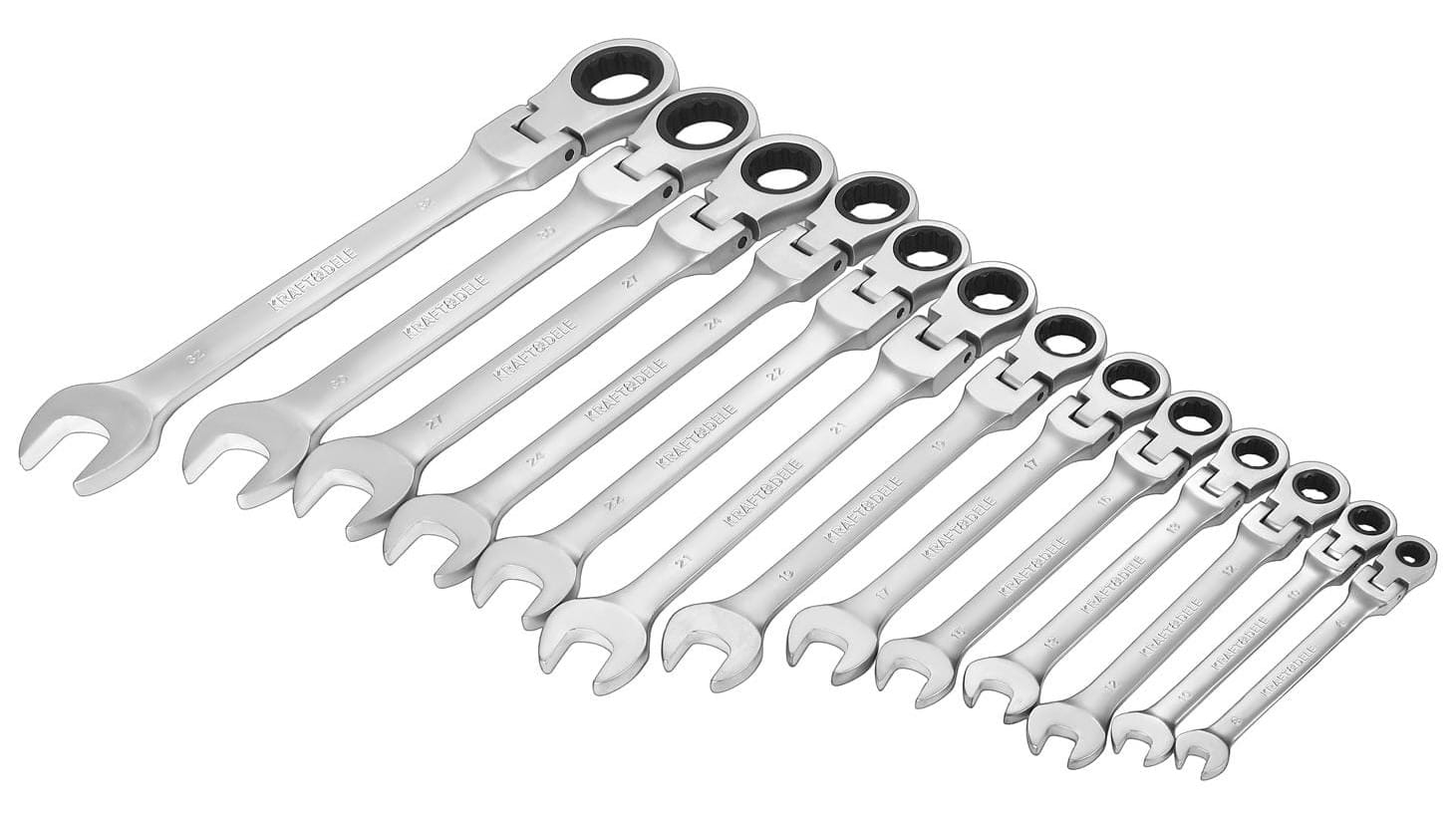 Lehe-silmusvõtmete komplekt trossvõtmega 13 tk 8–32mm KD11305