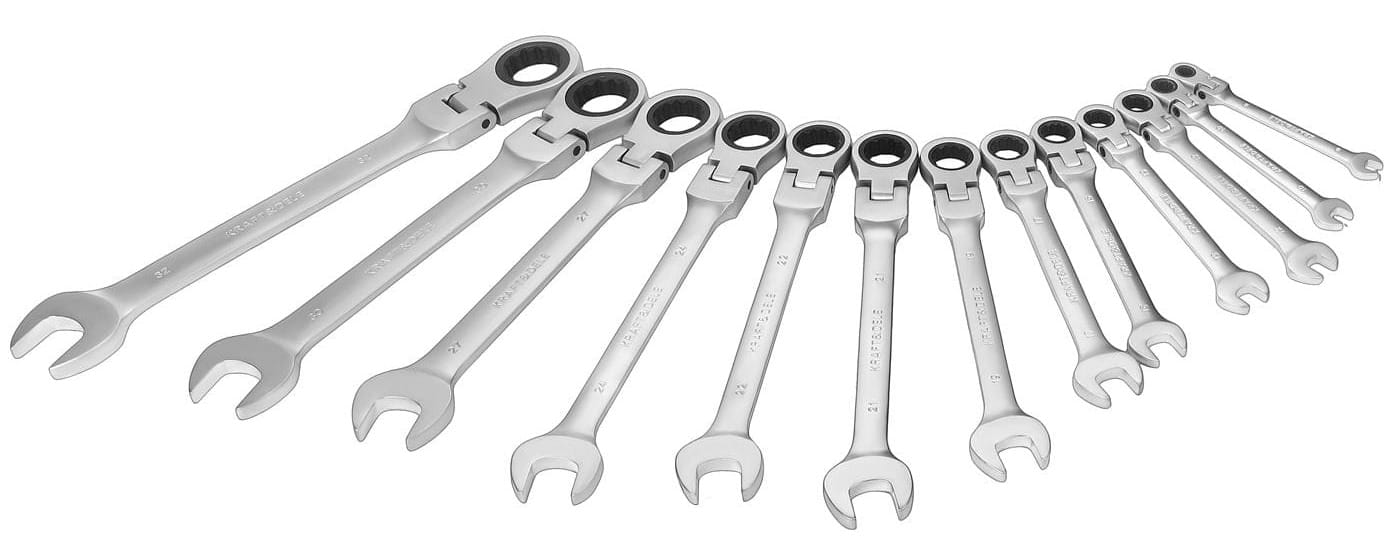 Lehe-silmusvõtmete komplekt trossvõtmega 13 tk 8–32mm KD11305