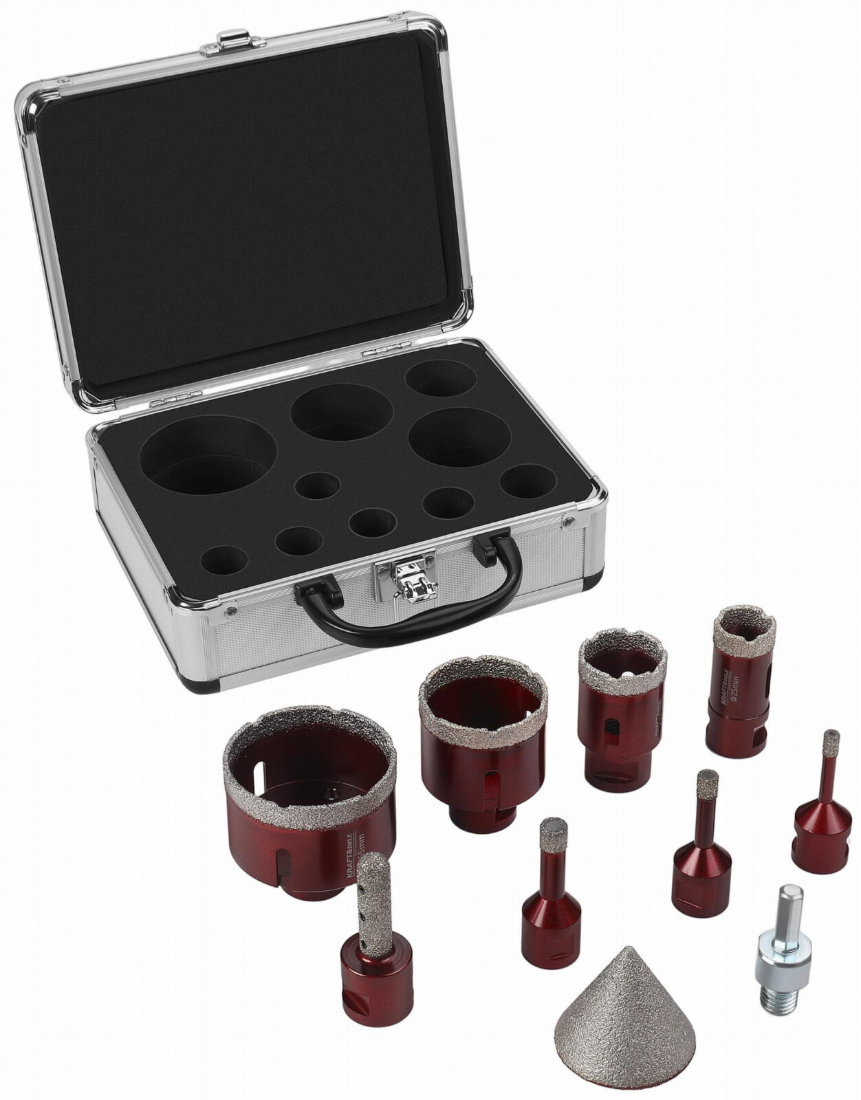 Teemantkoronpuuride komplekt + koonilised otsikud KD12642