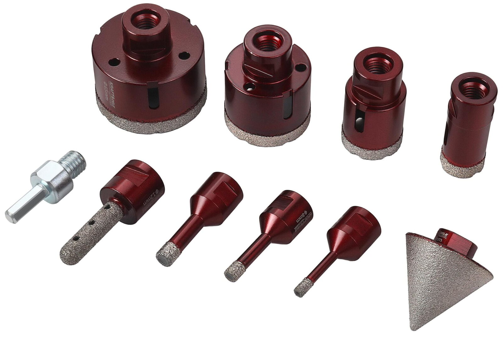 Teemantkoronpuuride komplekt + koonilised otsikud KD12642