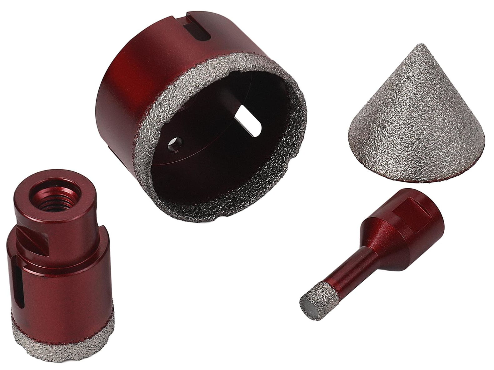 Teemantkoronpuuride komplekt + koonilised otsikud KD12642