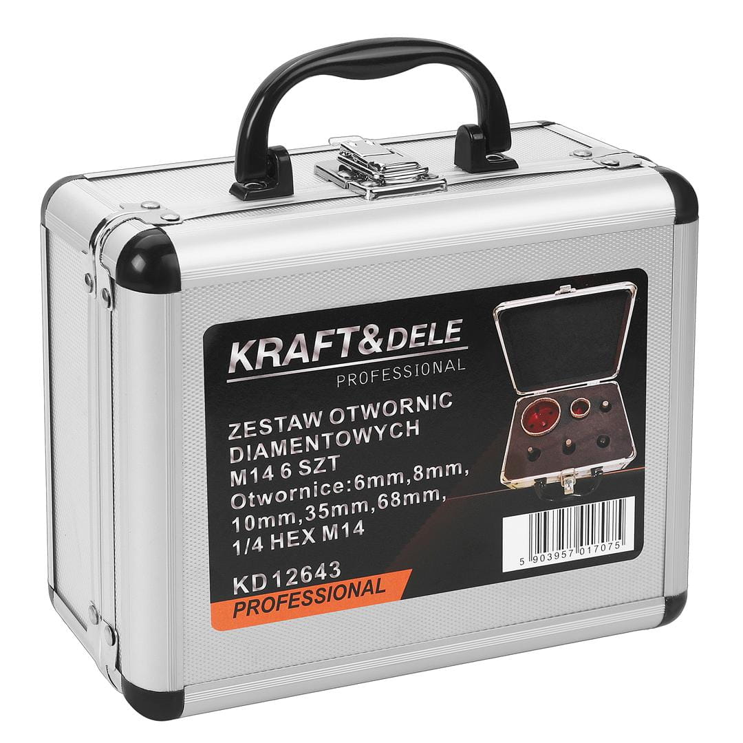 Teemantkoronpuuride komplekt 6 el. 6–68mm M14 KD12643