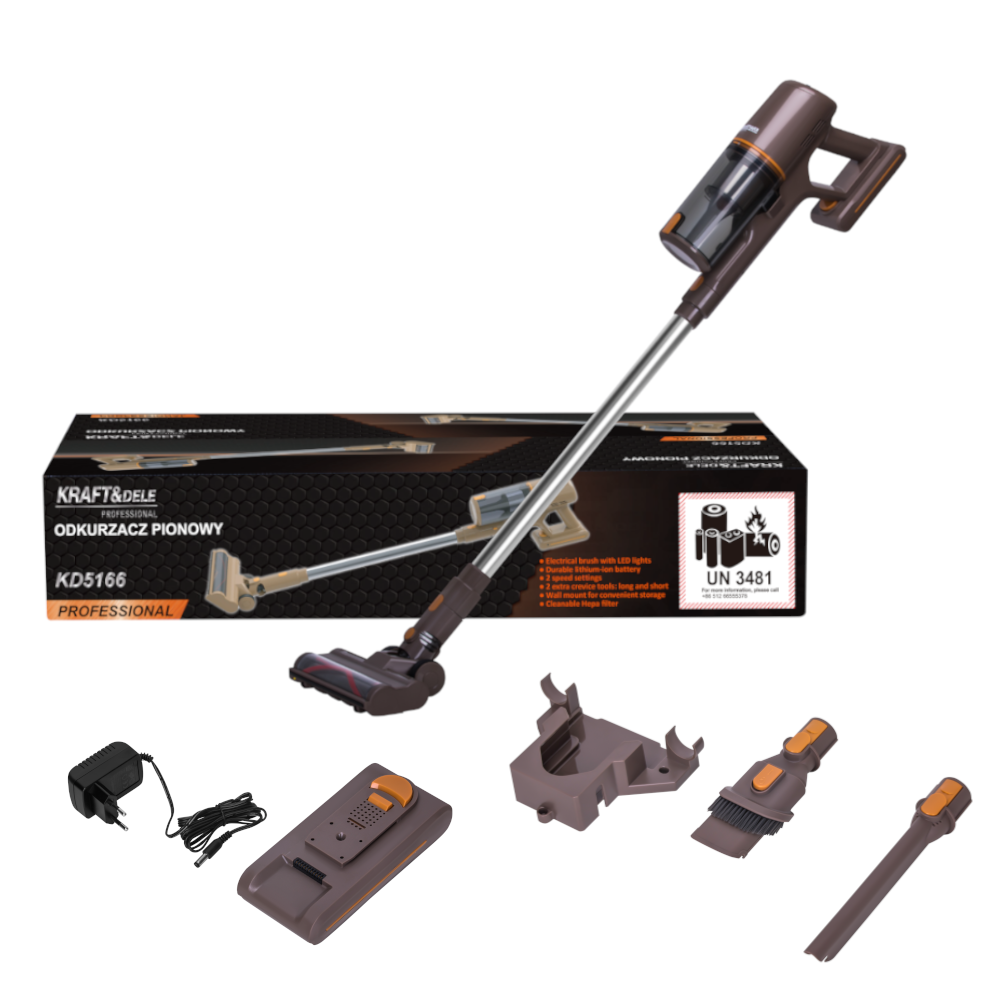 VERTIKAALNE TOLMUIMEJA 25,2V 2500mAh KD5166