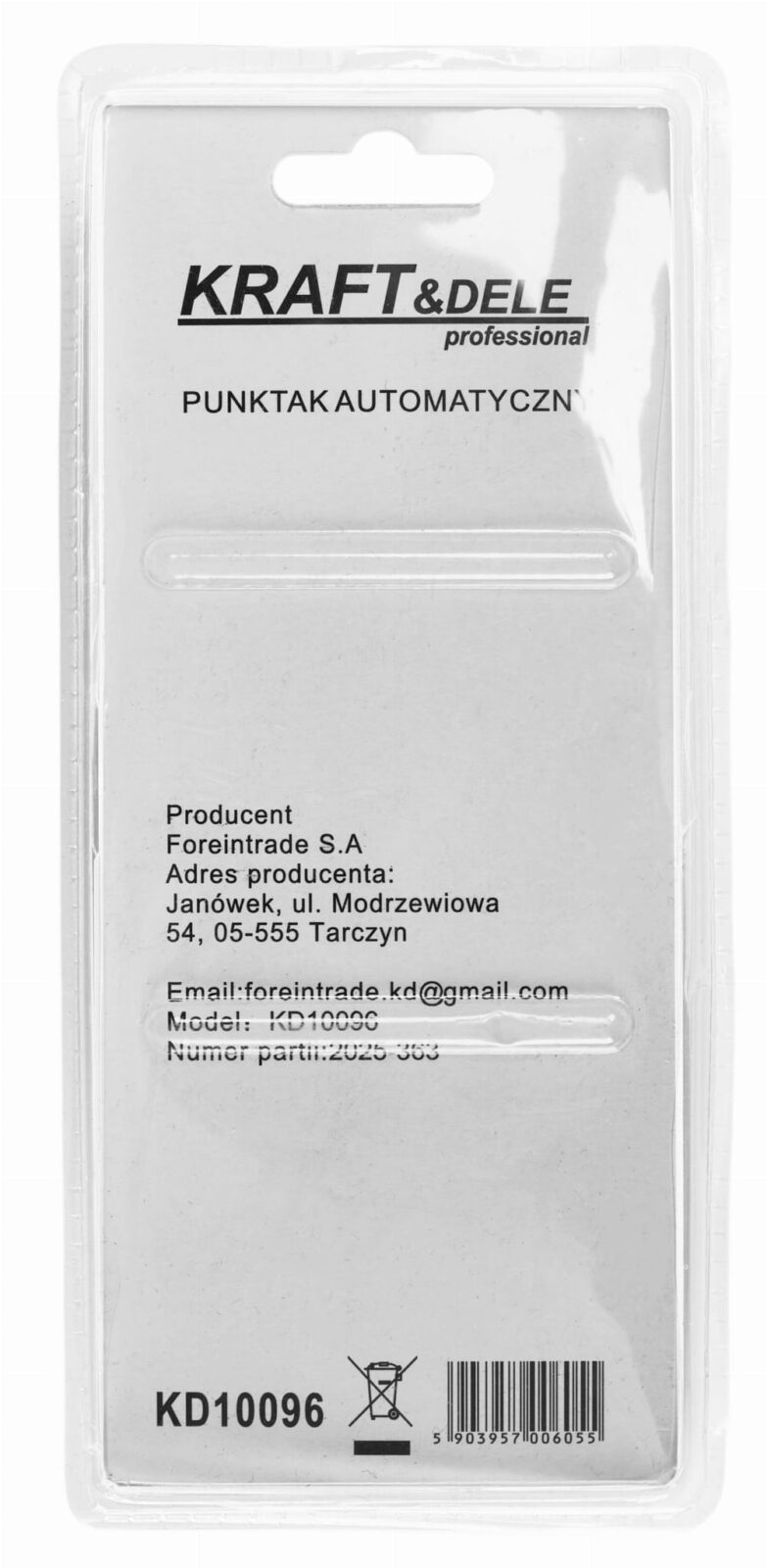 AUTOMAATNE PUNKTMEISEL KD10096