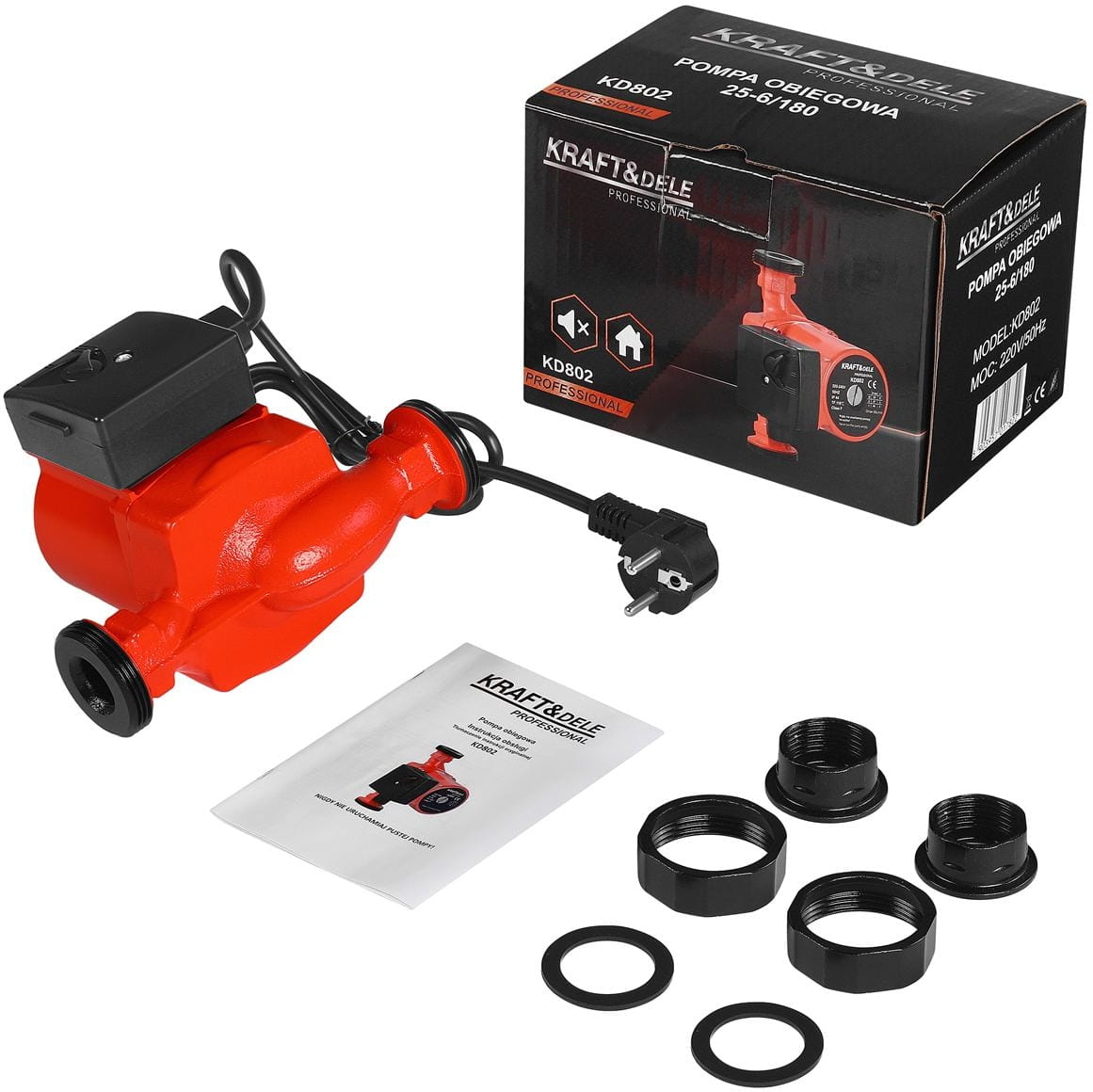 Ringluspump 25-6/180 230V KD802
