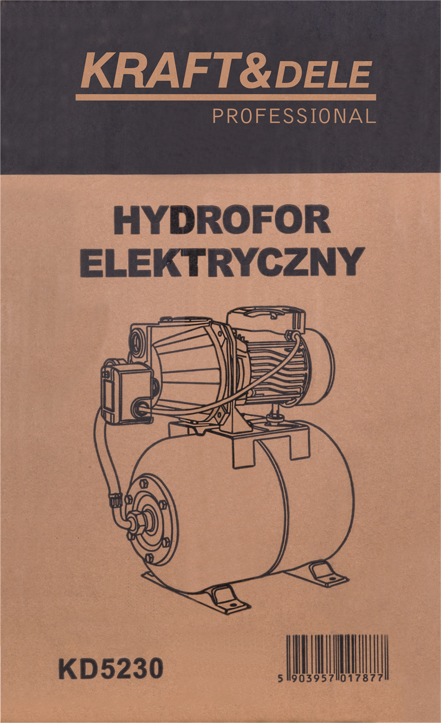 Hüdrofor 1200W 3600L/h 24L mahutiga KD5230