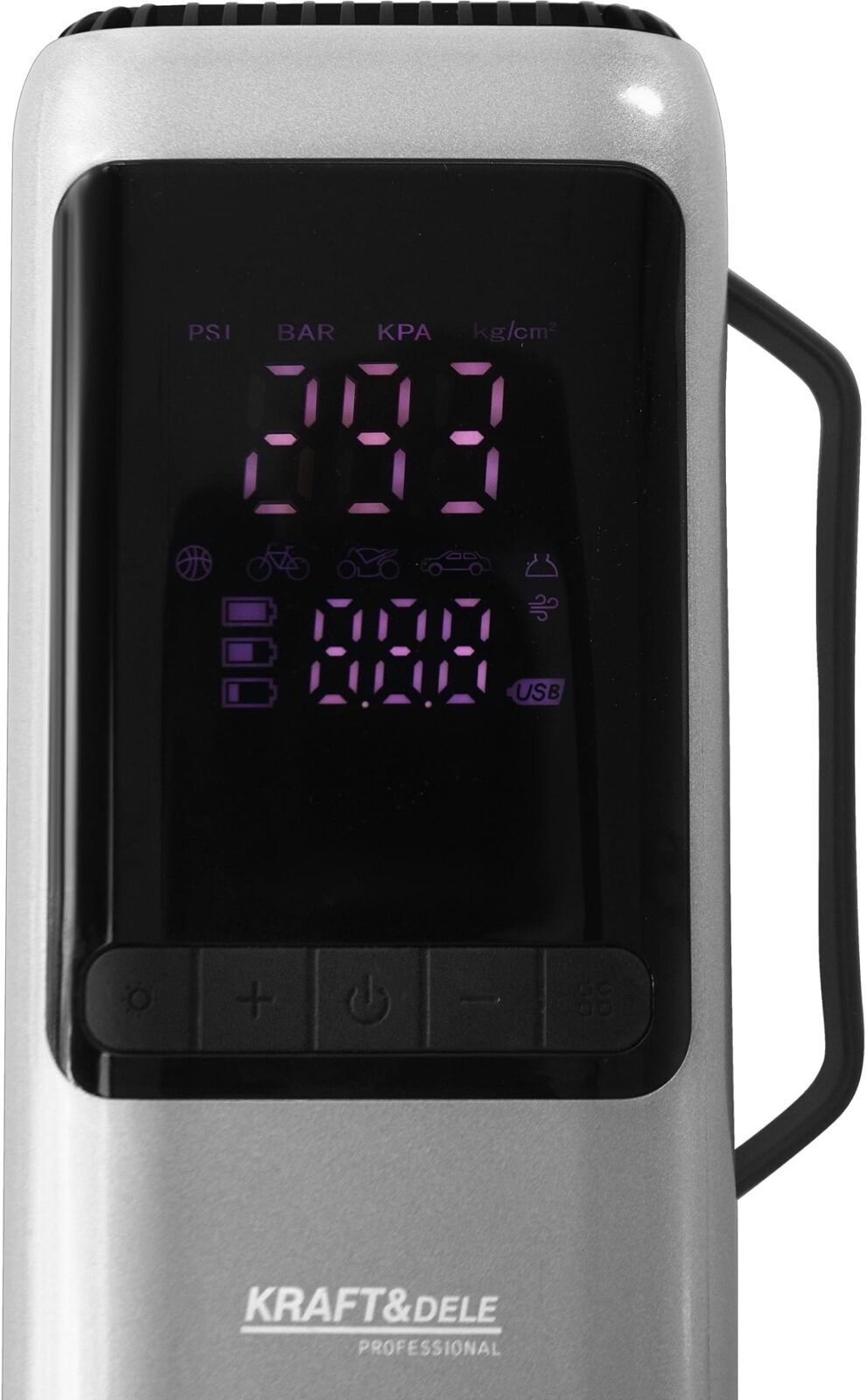MULTIFUNKTSIONAALNE SEADE TOLMUIMEJA / JUMP-STARTER / PUMP / LEHEPUHUR / TASKULAMP / POWERBANK KD5498