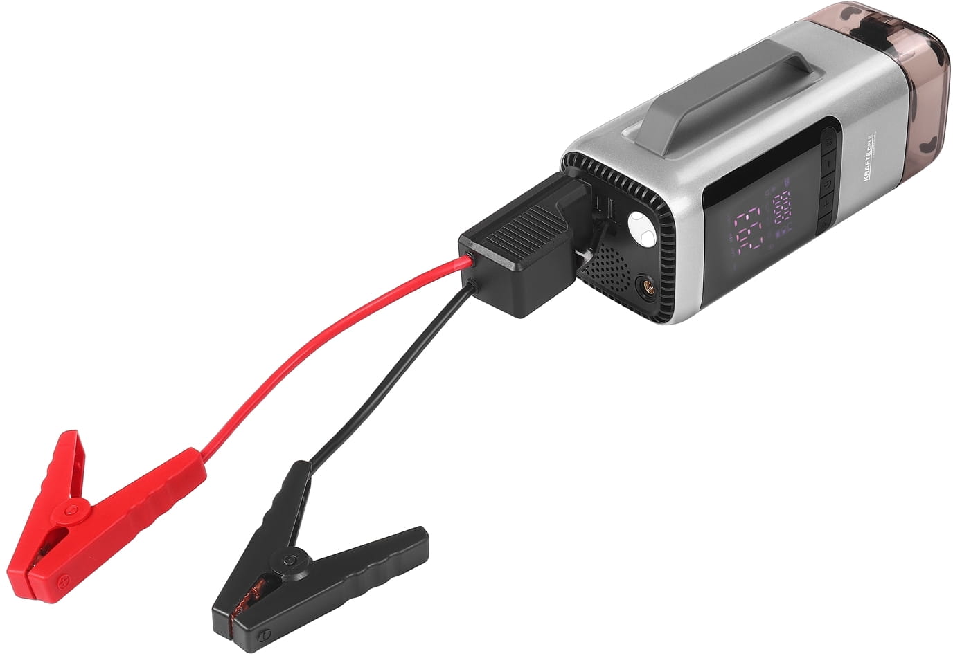MULTIFUNKTSIONAALNE SEADE TOLMUIMEJA / JUMP-STARTER / PUMP / LEHEPUHUR / TASKULAMP / POWERBANK KD5498