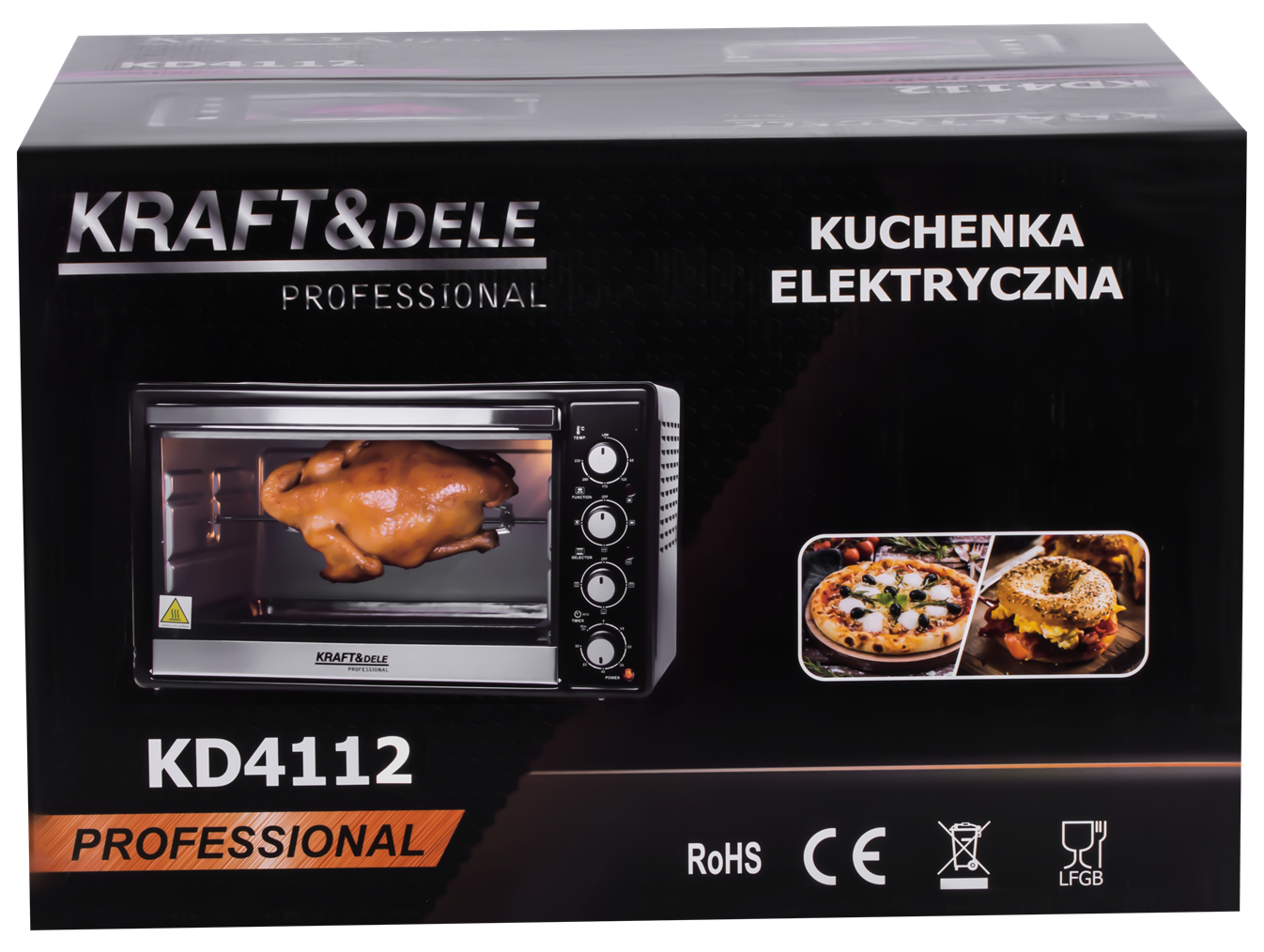 Elektriahi 48L 2000W grillvardaga + tarvikud KD4112