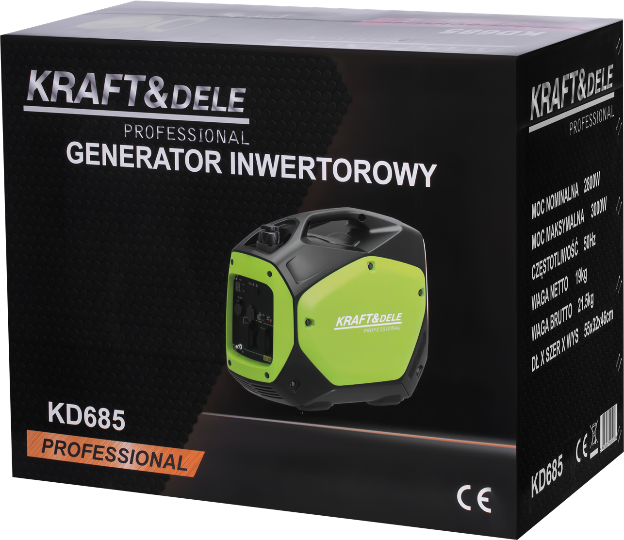 Inverter-generaator 2,8kW / 3kW KD685