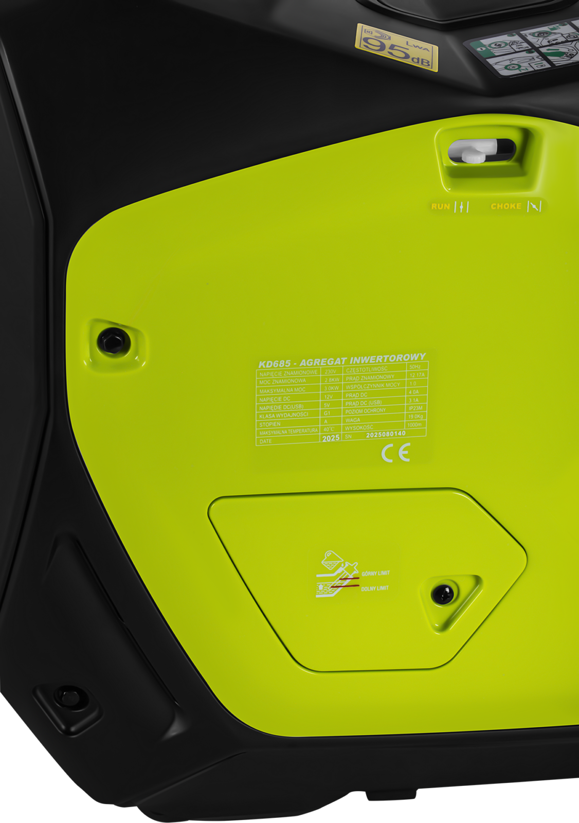 Inverter-generaator 2,8kW / 3kW KD685