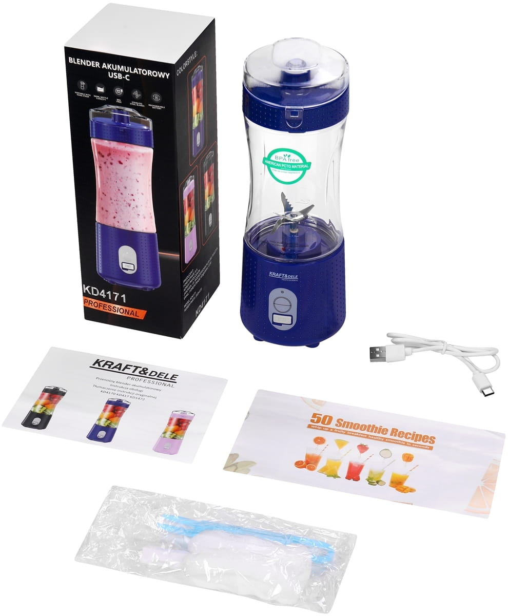Akublender USB-C 380ml / 2x3000mAh KD4171