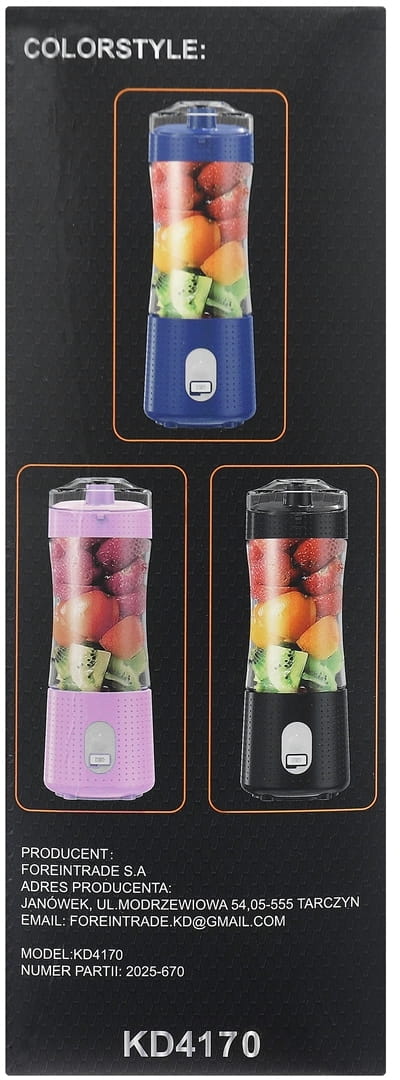 Akublender USB-C 380ml / 2x3000mAh KD4170