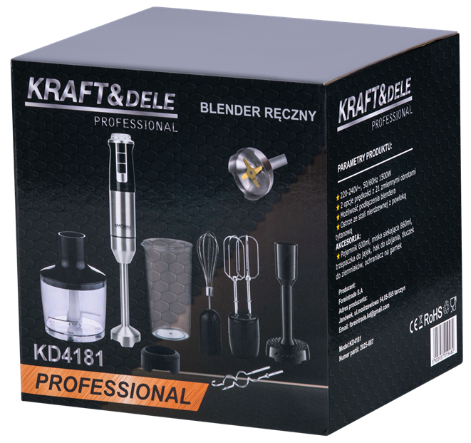 Blender 1500W + tarvikud KD4181