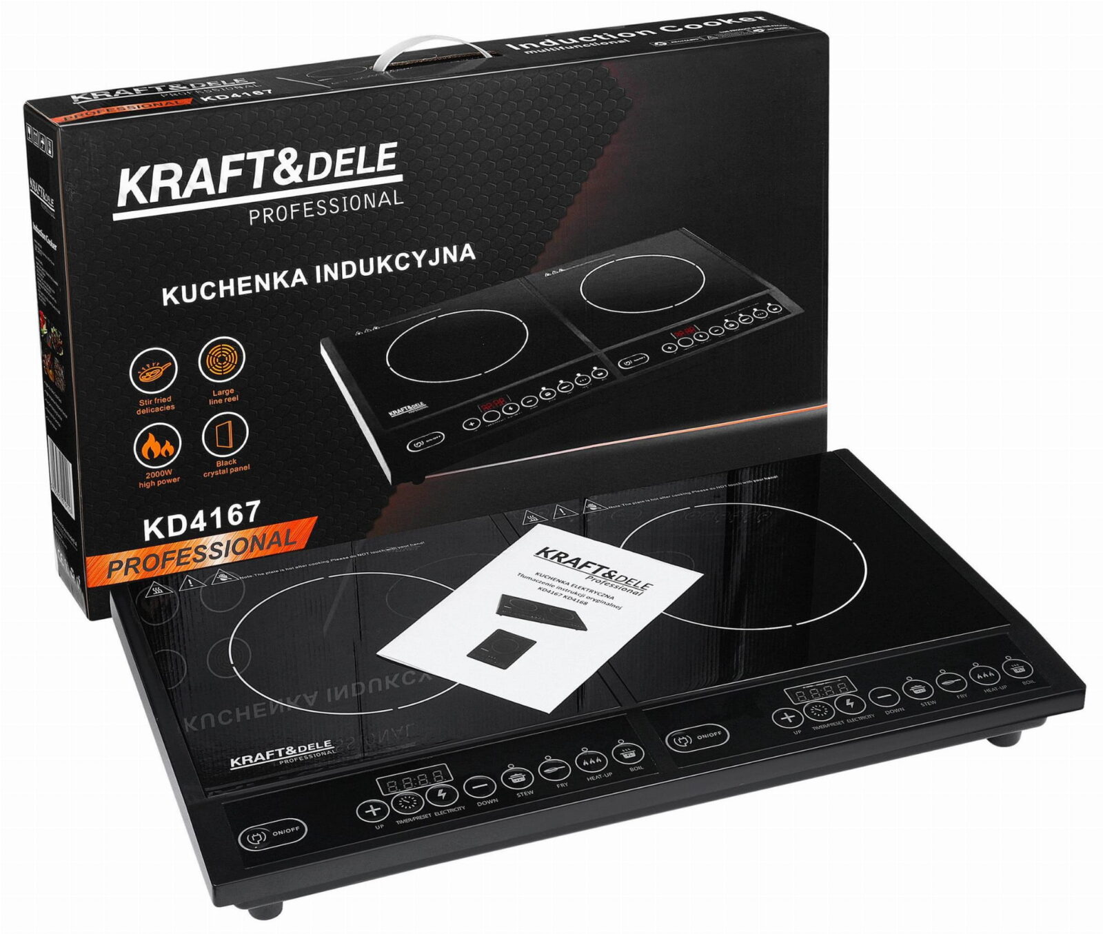 INDUKTSIOONPLIIT 2000W KD4167