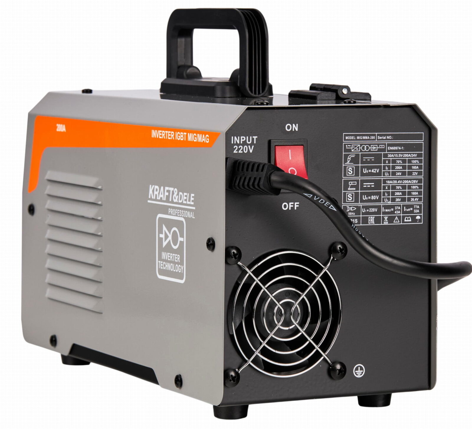Keevitusaparaat MIG/MMA 200A MUDEL KD1788