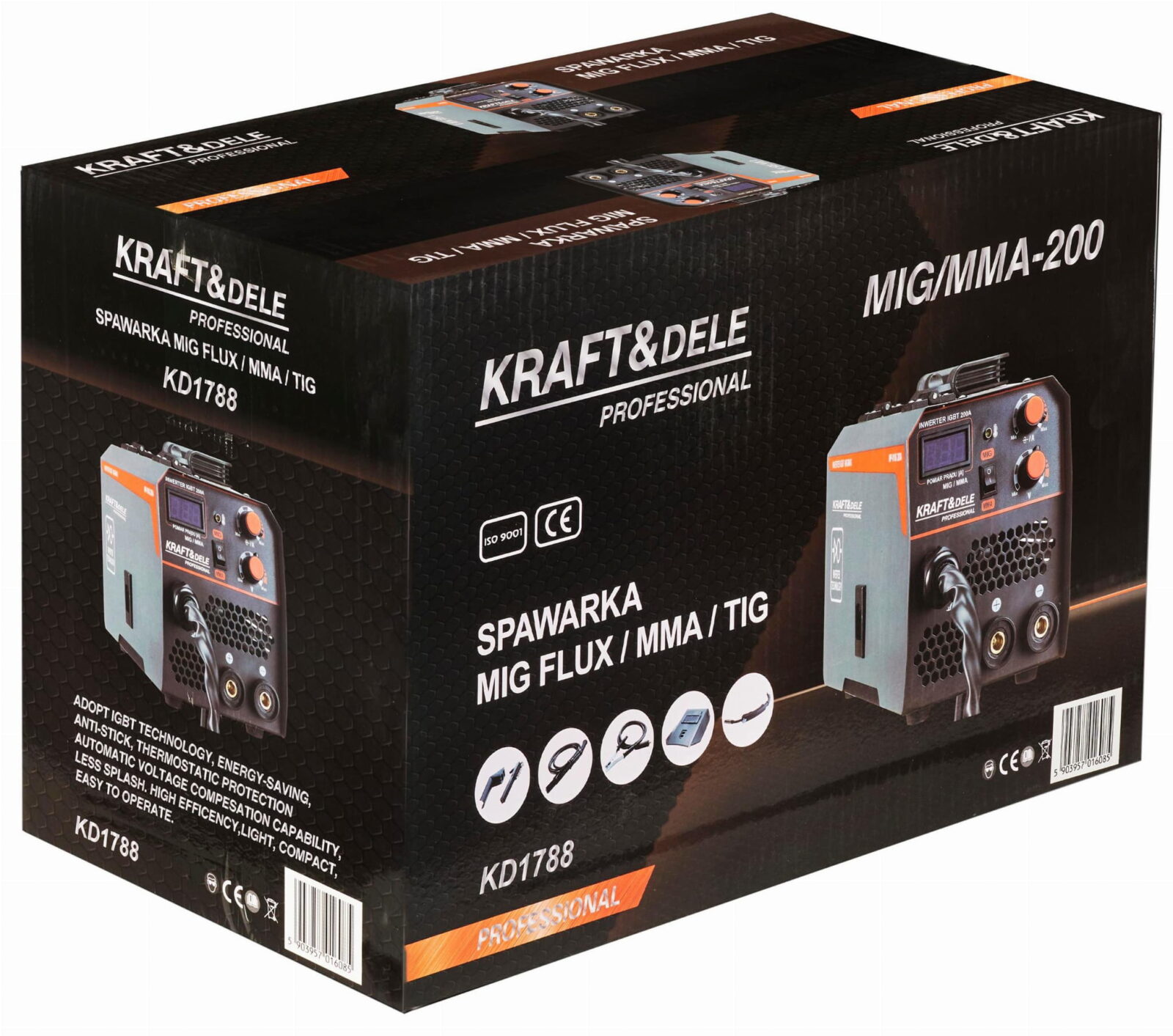 Keevitusaparaat MIG/MMA 200A MUDEL KD1788