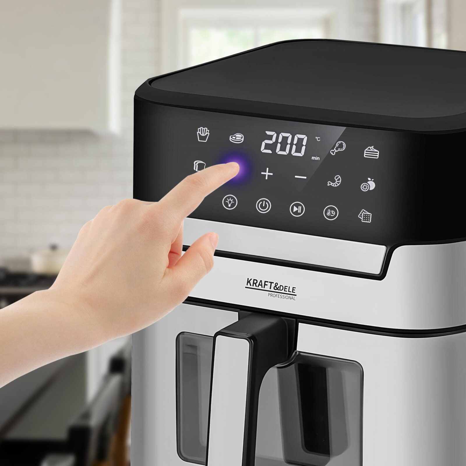 RASVAVABA FRITÜÜR 8L AIRFRYER KD4109